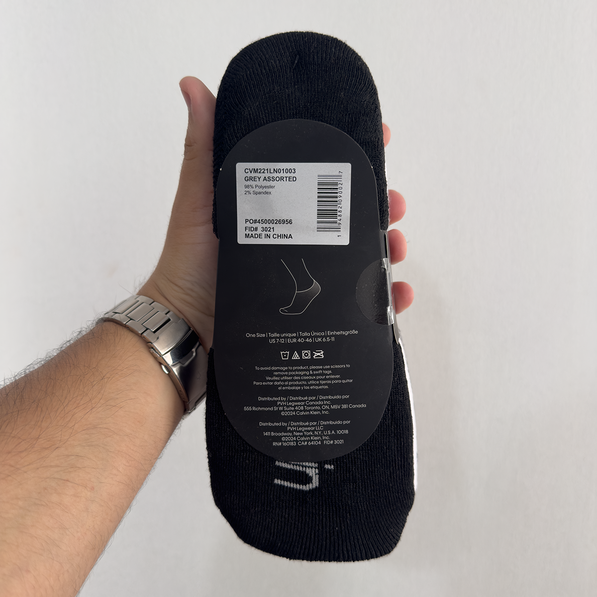 PACK DE 6 PARES DE MEDIAS CALVIN KLEIN INVISIBLES