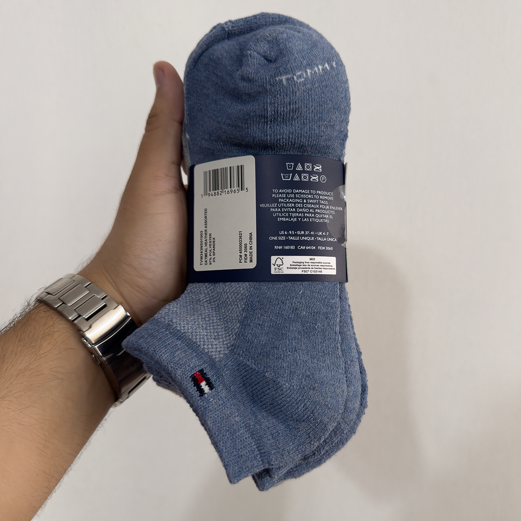 PACK DE 6 PARES DE MEDIAS TOMMY HILFIGER TALONERAS