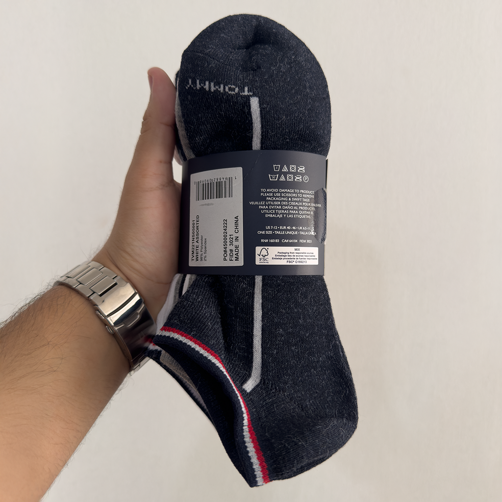 PACK DE 6 PARES DE MEDIAS TOMMY HILFIGER TALONERAS