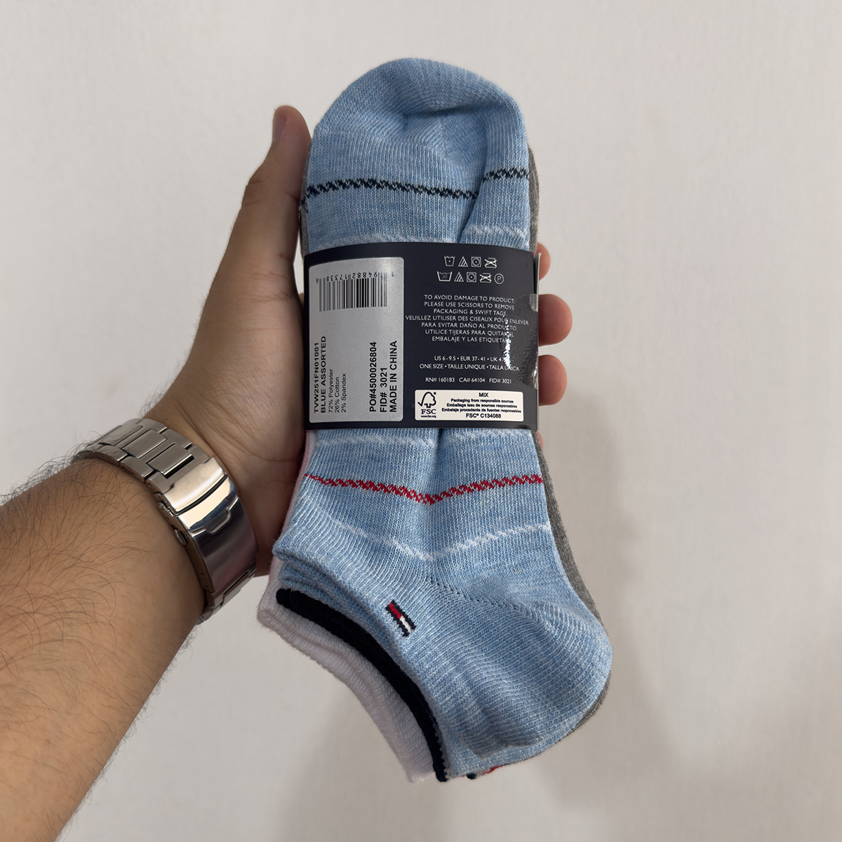 PACK DE 6 PARES DE MEDIAS TOMMY HILFIGER TALONERAS