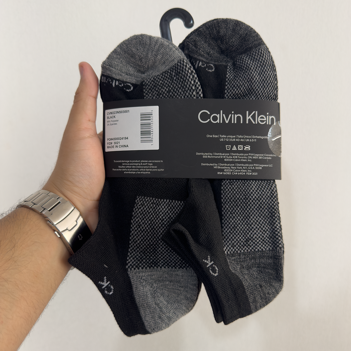 PACK DE 6 PARES DE MEDIAS CALVIN KLEIN TALONERAS