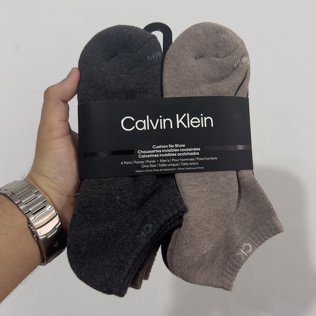 PACK DE 6 PARES DE MEDIAS CALVIN KLEIN TALONERAS