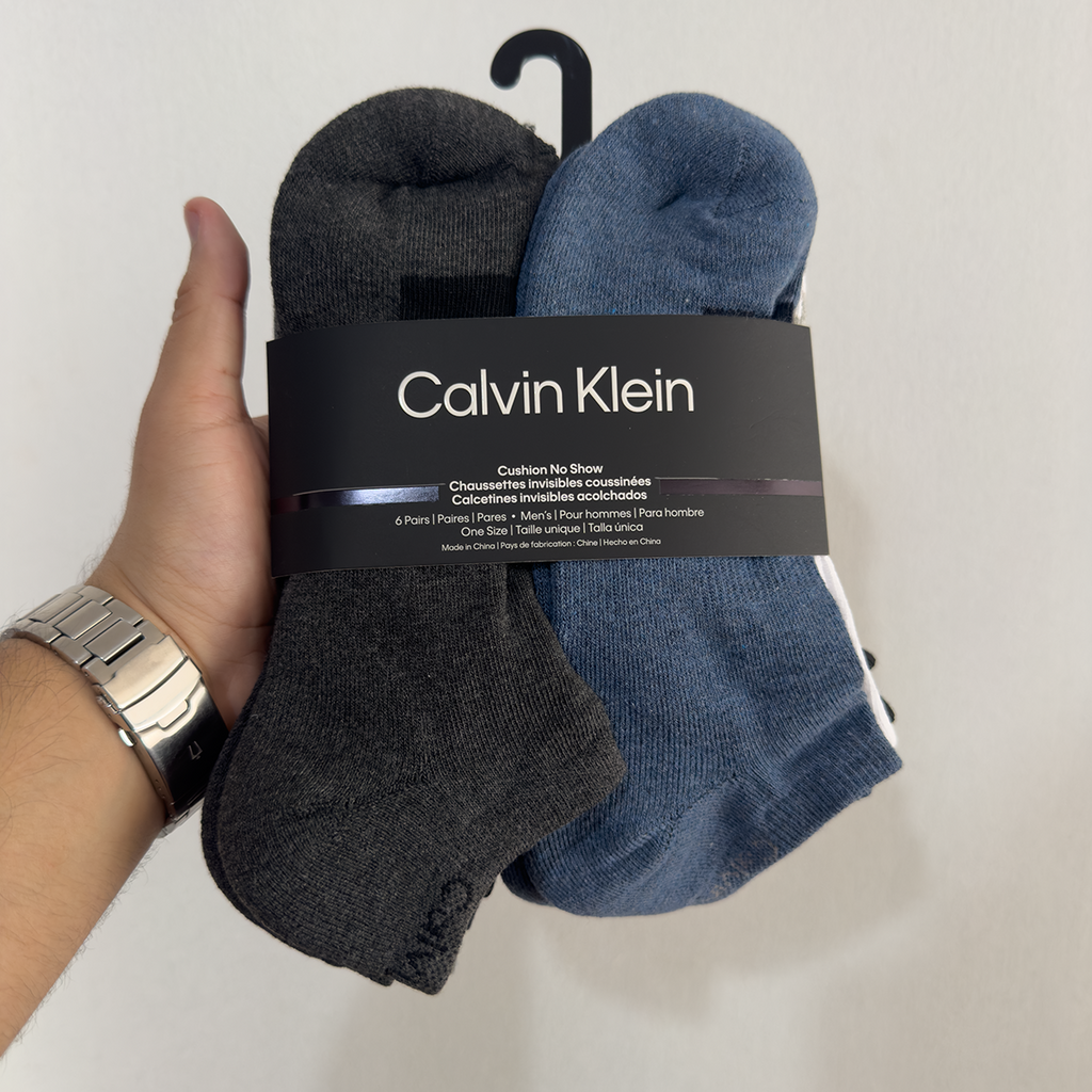 PACK DE 6 PARES DE MEDIAS CALVIN KLEIN TALONERAS