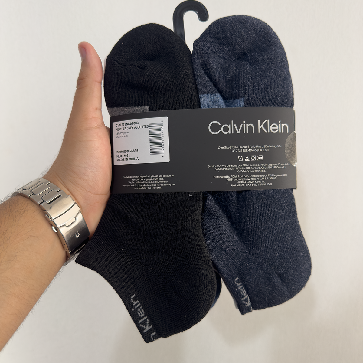 PACK DE 6 PARES DE MEDIAS CALVIN KLEIN TALONERAS