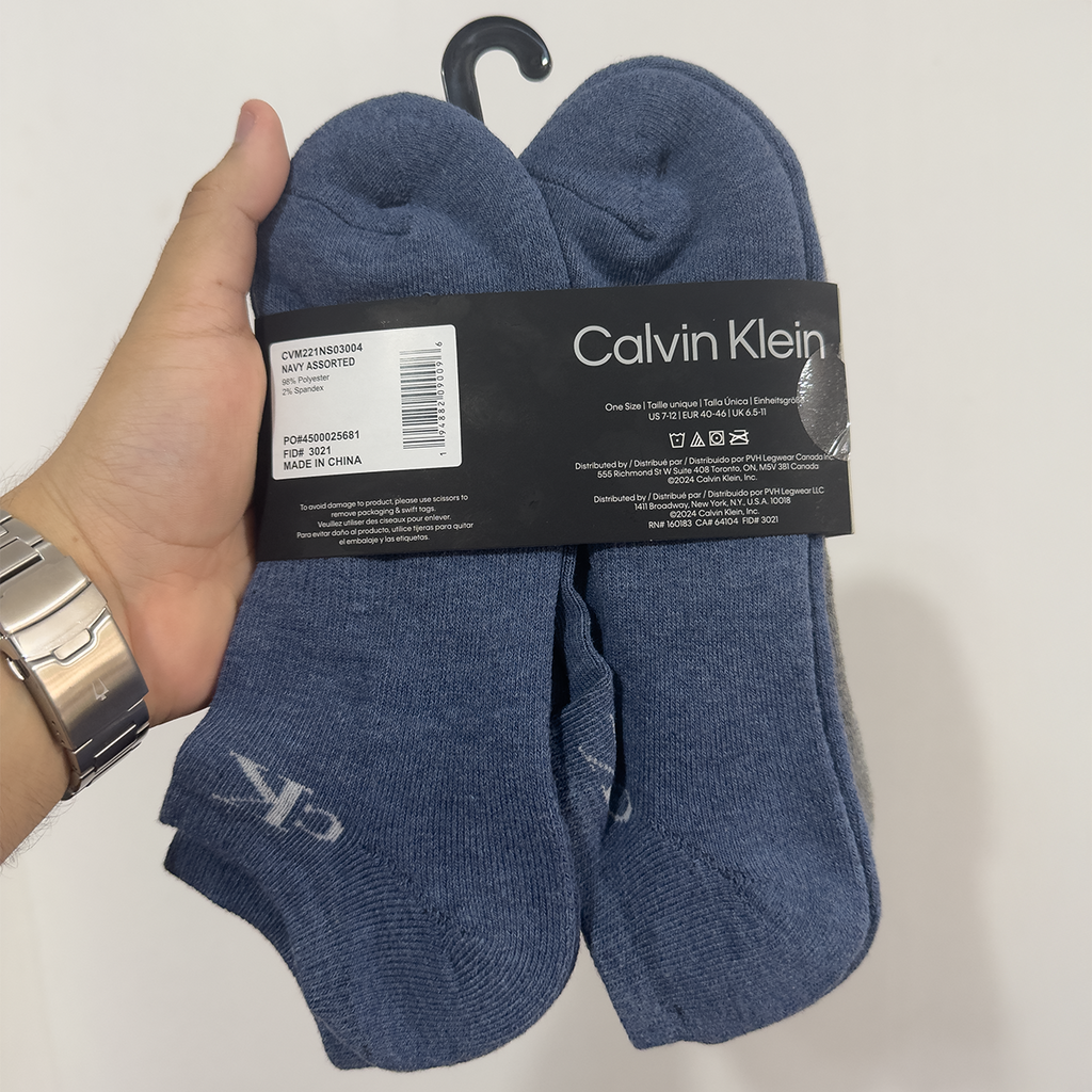 PACK DE 6 PARES DE MEDIAS CALVIN KLEIN TALONERAS