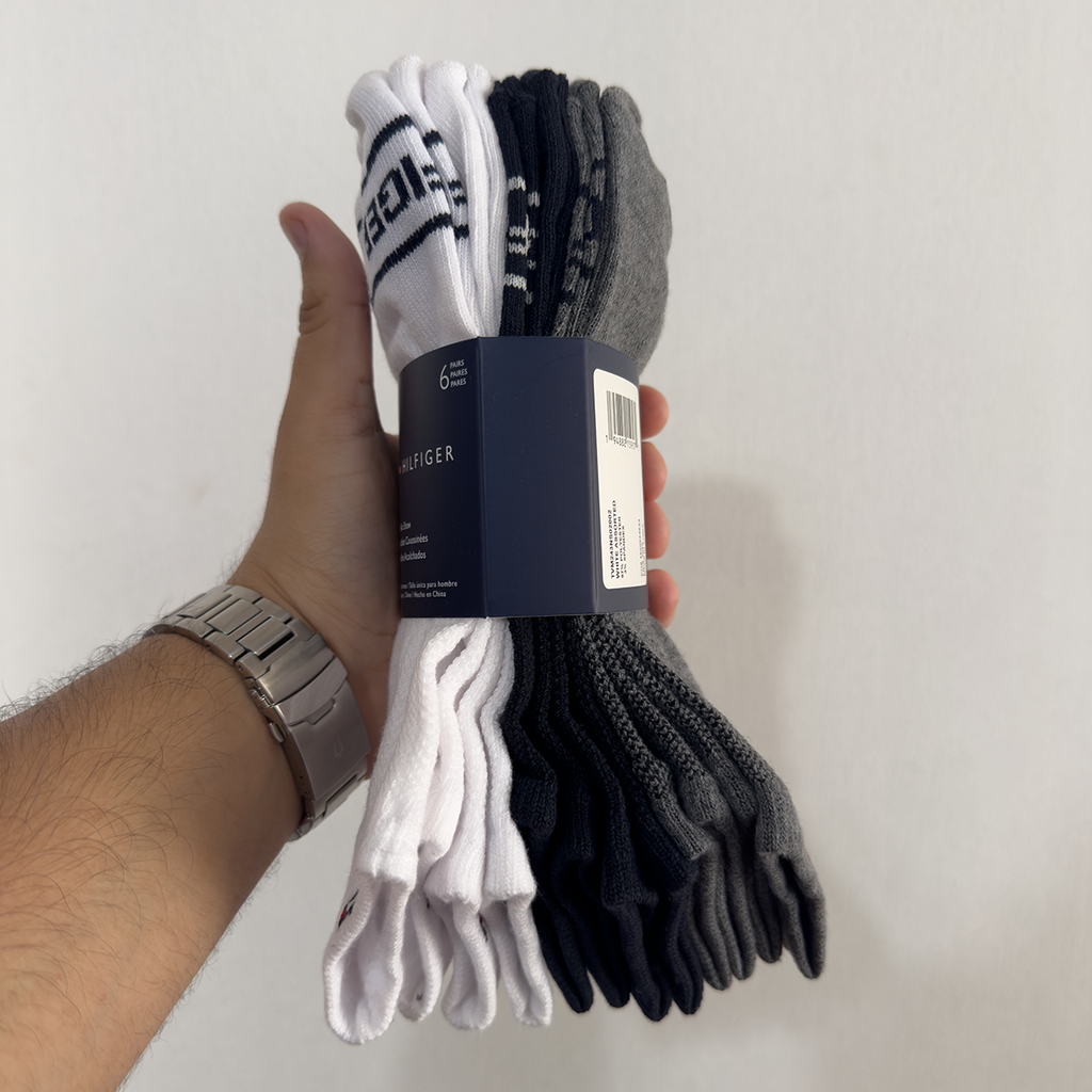 PACK DE 6 PARES DE MEDIAS TOMMY HILFIGER TALONERAS