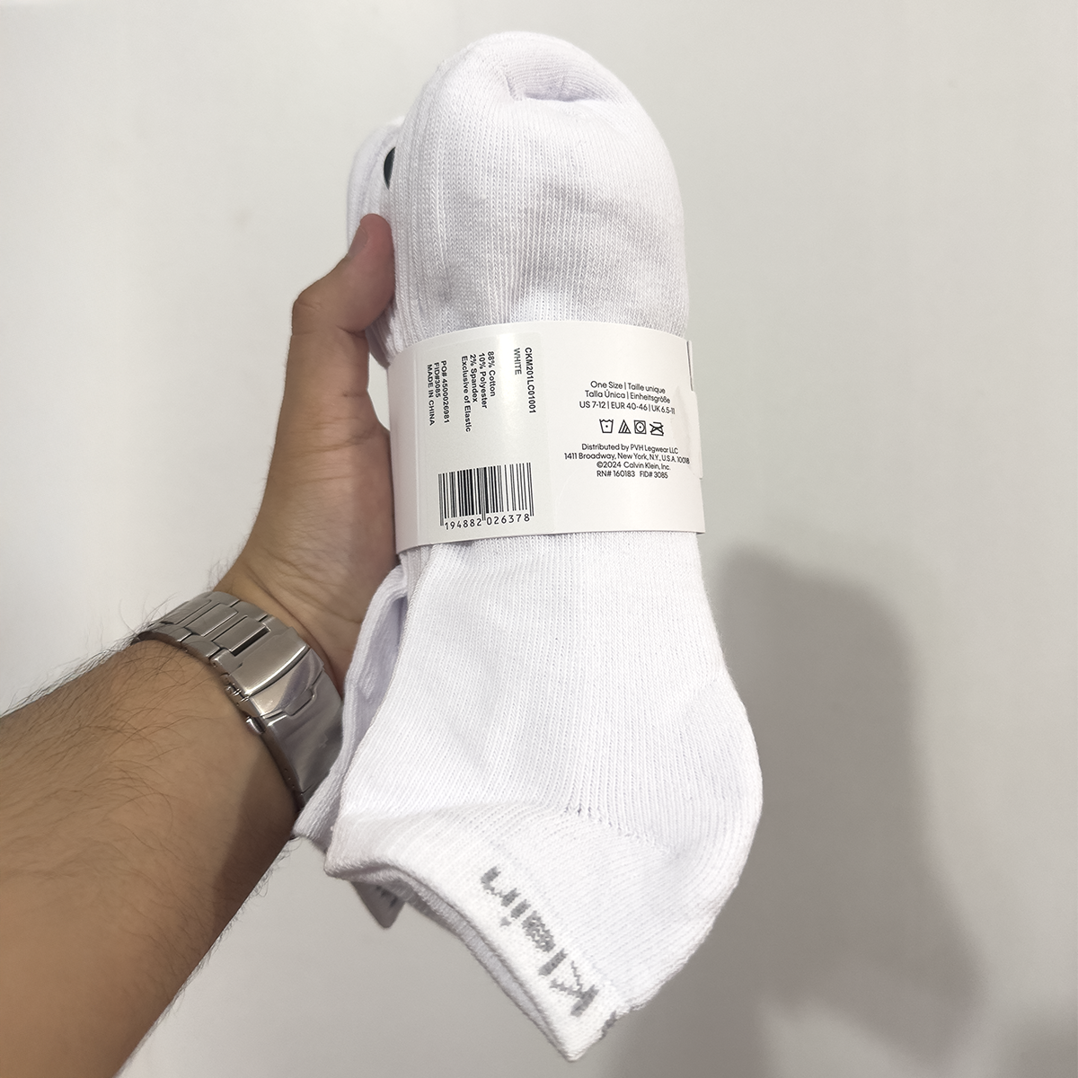 PACK DE 6 PARES DE MEDIAS CALVIN KLEIN TALONERAS