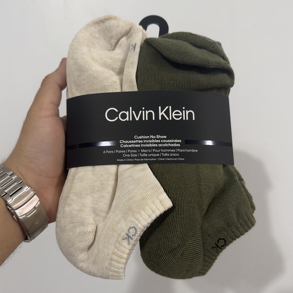 PACK DE 6 PARES DE MEDIAS CALVIN KLEIN TALONERAS