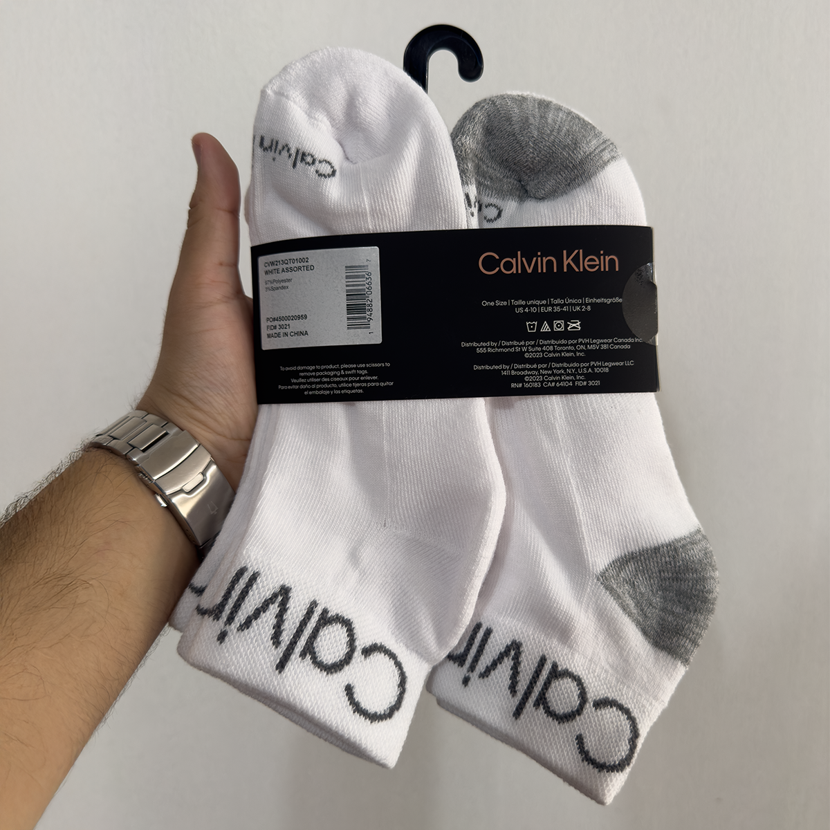 PACK DE 6 PARES DE MEDIAS CALVIN KLEIN TOBILLERAS
