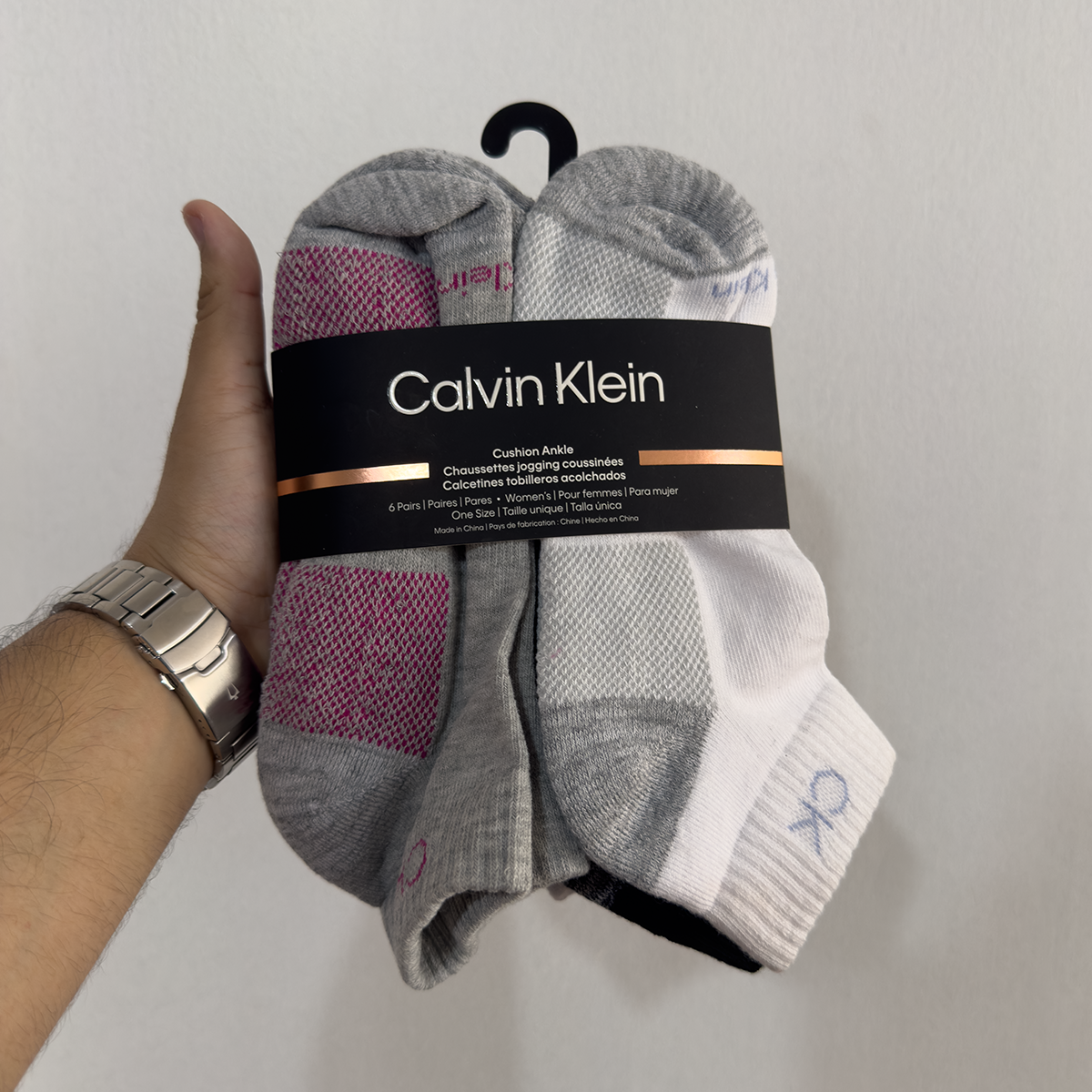 PACK DE 6 PARES DE MEDIAS CALVIN KLEIN TOBILLERAS