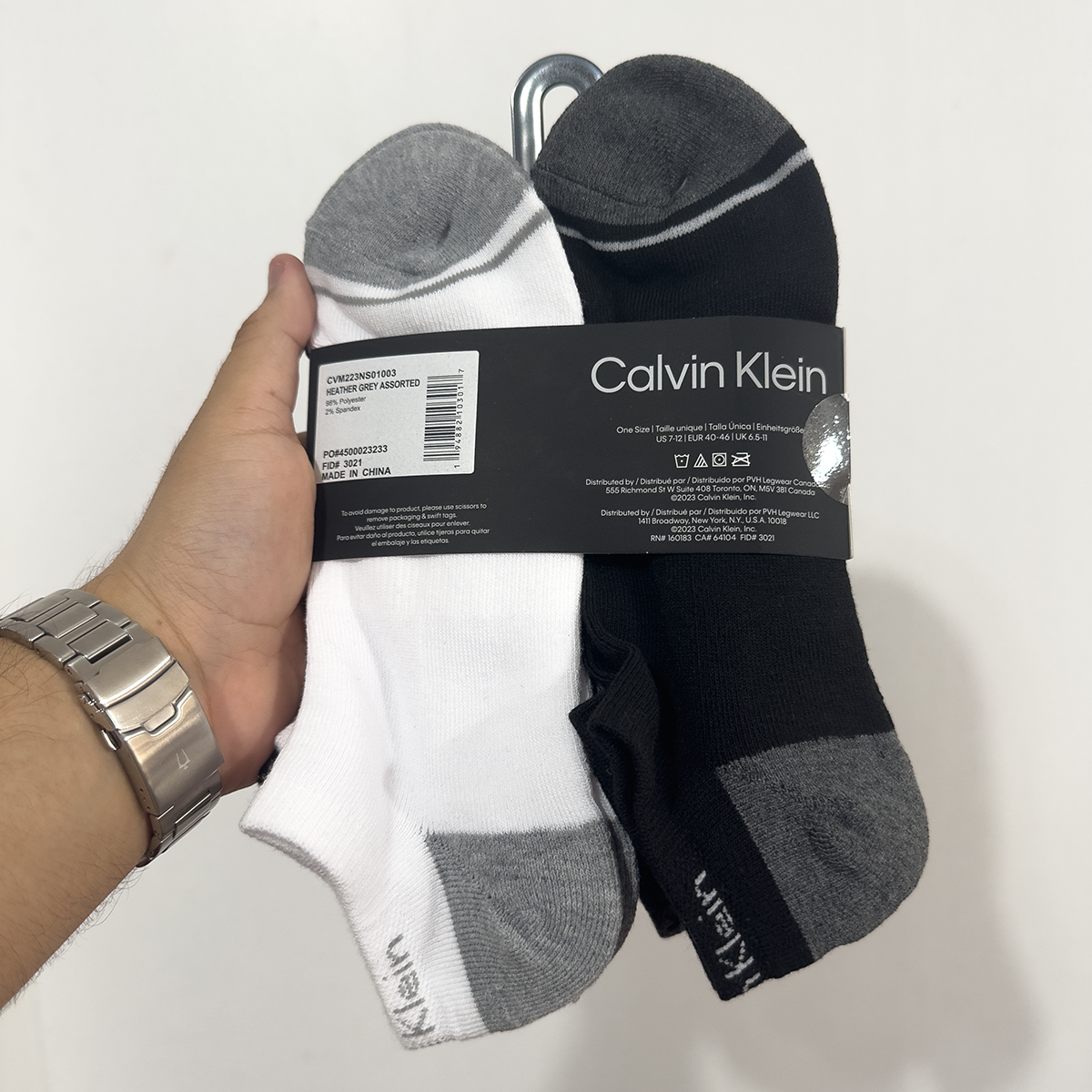PACK DE 6 PARES DE MEDIAS CALVIN KLEIN TALONERAS