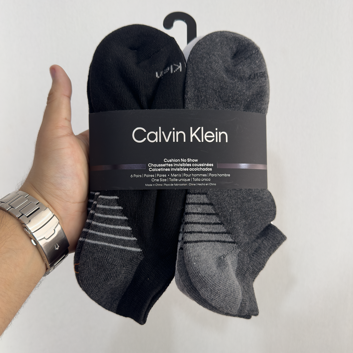 PACK DE 6 PARES DE MEDIAS CALVIN KLEIN TALONERAS