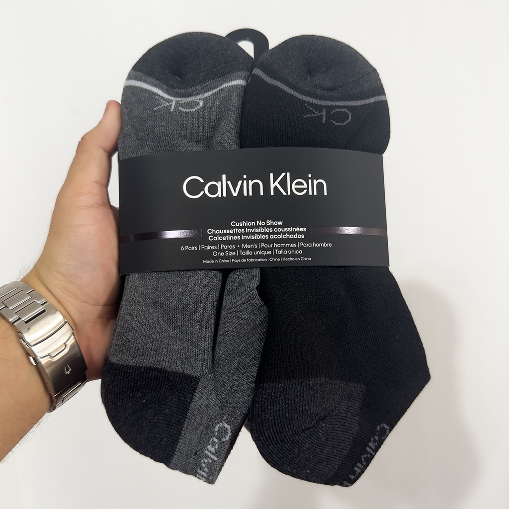 PACK DE 6 PARES DE MEDIAS CALVIN KLEIN TALONERAS