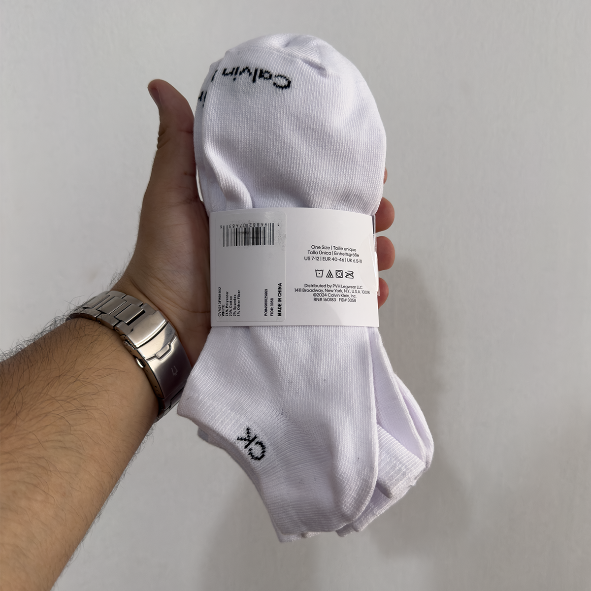 PACK DE 6 PARES DE MEDIAS CALVIN KLEIN TALONERAS