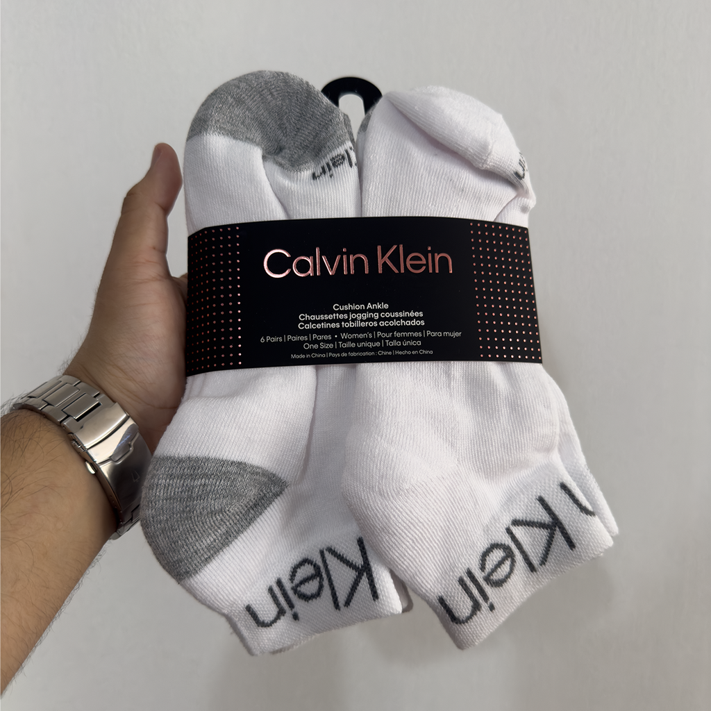 PACK DE 6 PARES DE MEDIAS CALVIN KLEIN TOBILLERAS