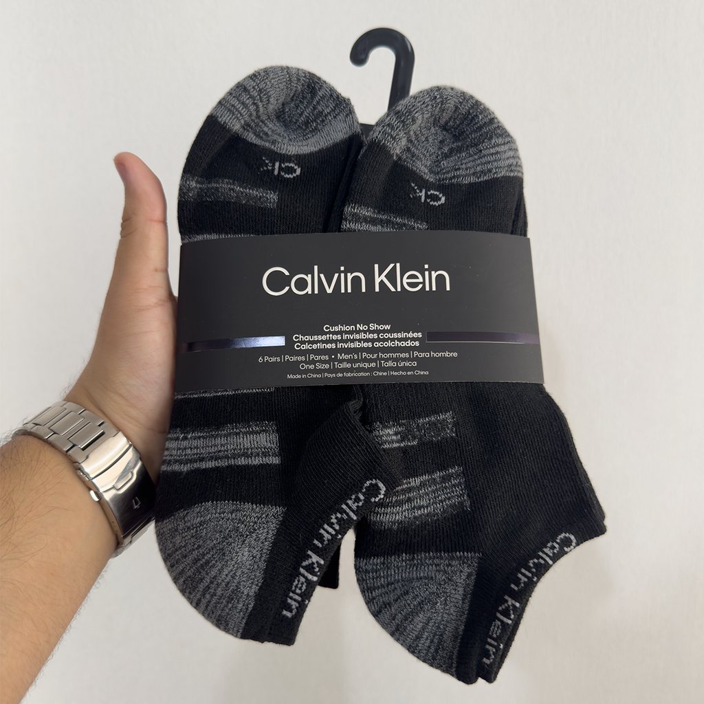 PACK DE 6 PARES DE MEDIAS CALVIN KLEIN TALONERAS
