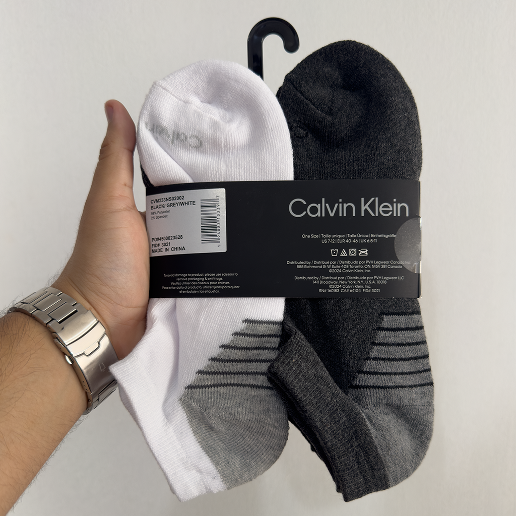 PACK DE 6 PARES DE MEDIAS CALVIN KLEIN TALONERAS