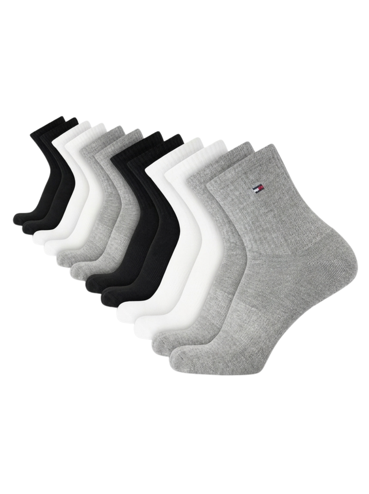Tommy Hilfiger - Paquete de 6 pares de medias tobilleras