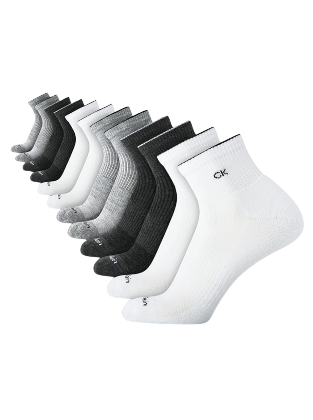 Calvin Klein - Paquete de 6 pares de medias tobilleras