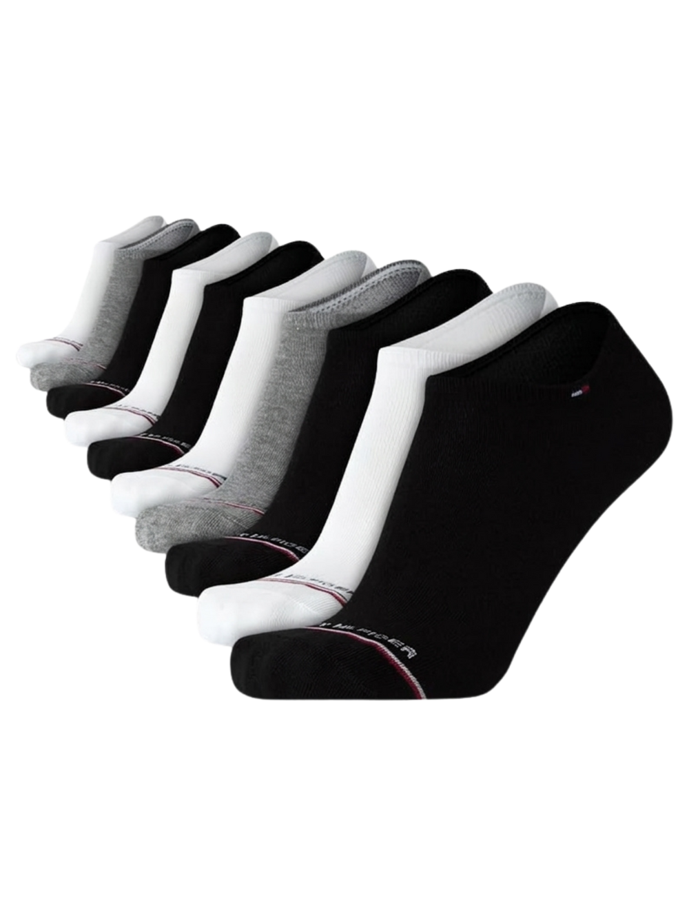 Tommy Hilfiger - Paquete de 5 pares de medias taloneras