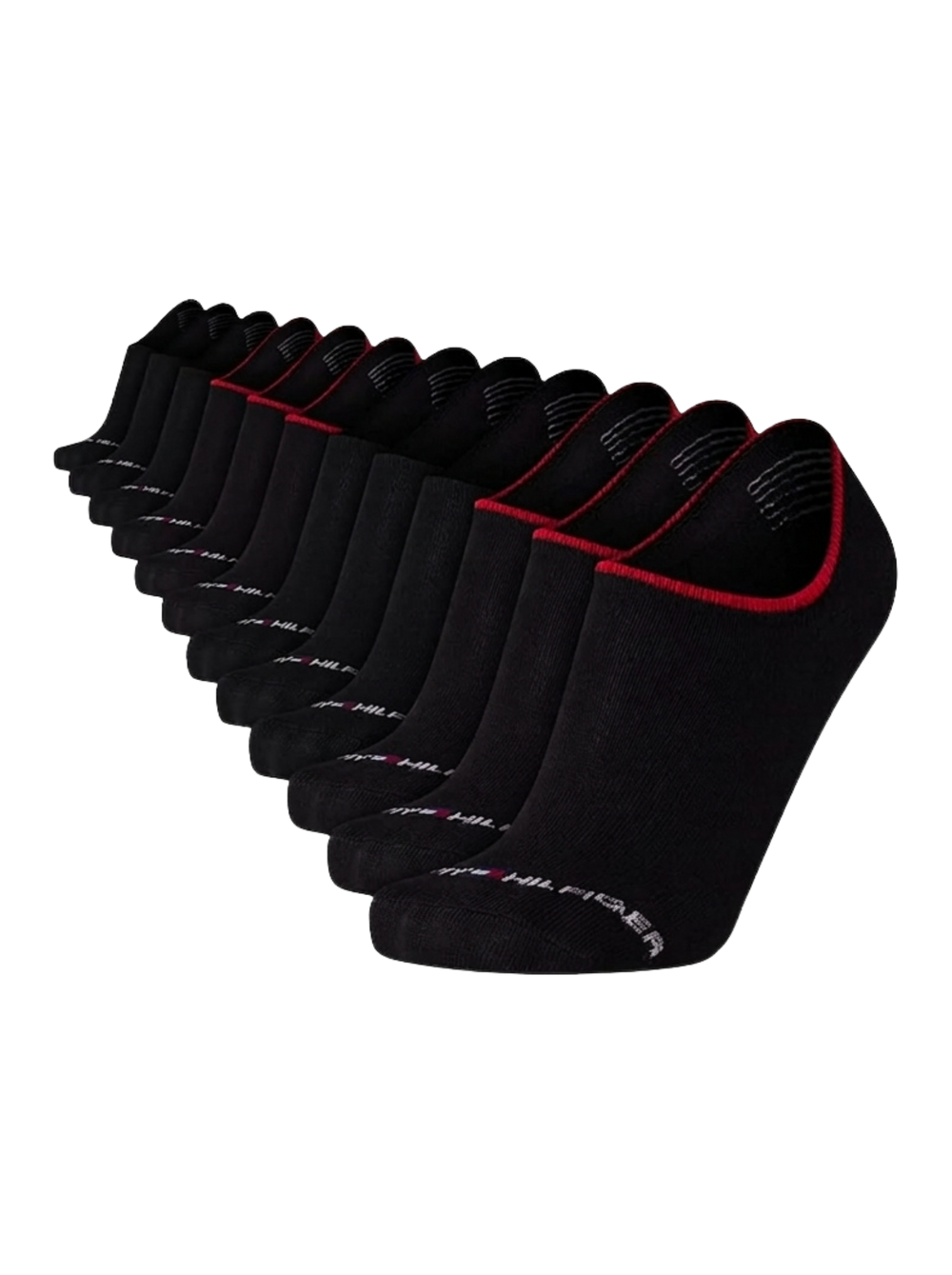 Tommy Hilfiger - Paquete de 6 pares de medias invisibles