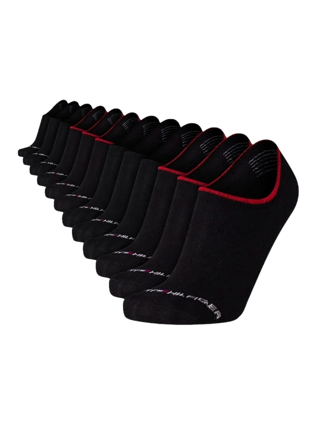 Tommy Hilfiger - Paquete de 6 pares de medias invisibles