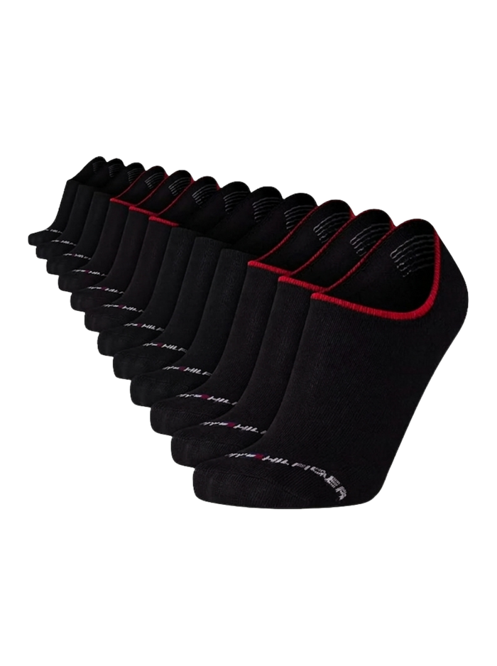 Tommy Hilfiger - Paquete de 6 pares de medias invisibles