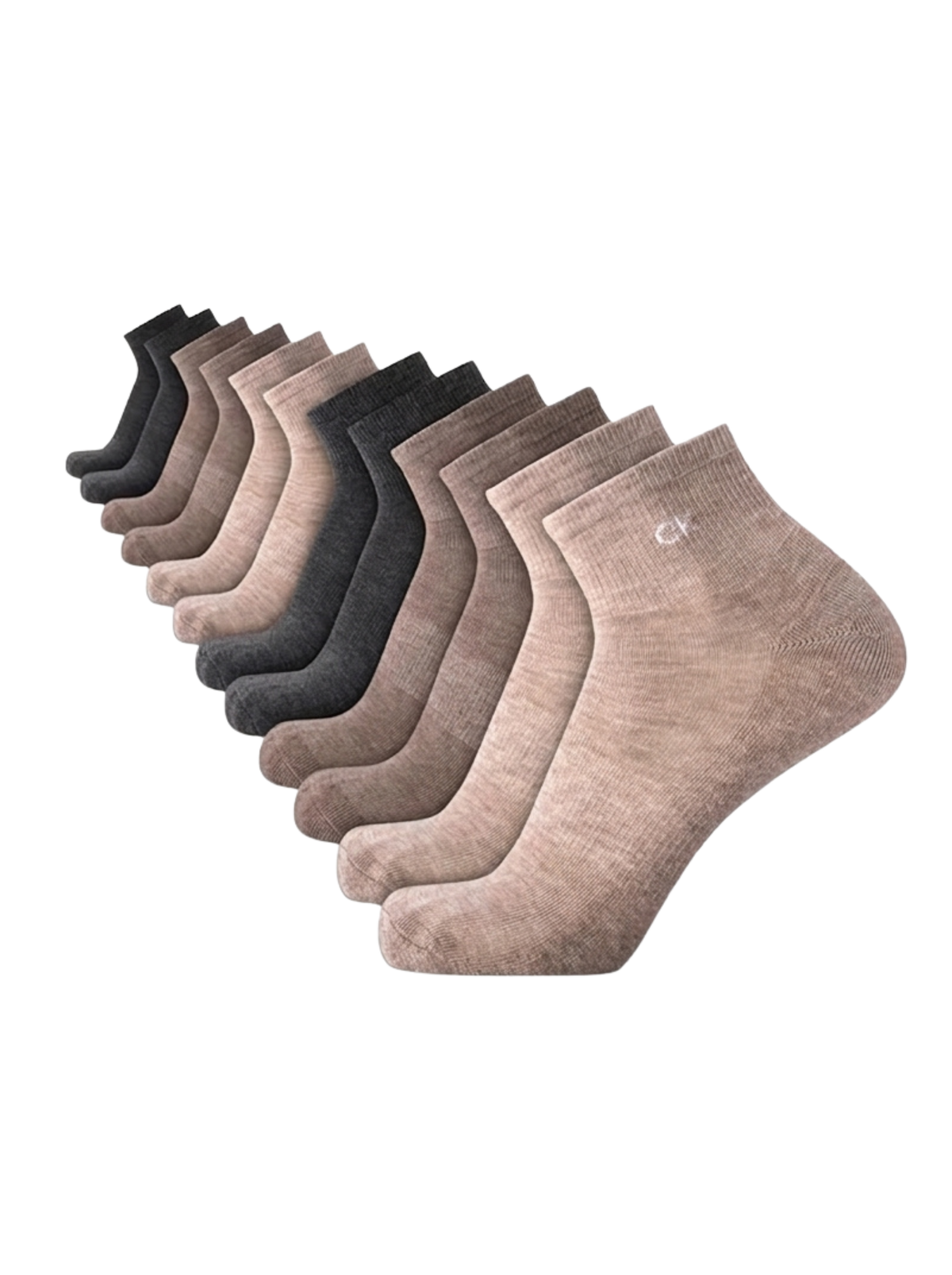 Calvin Klein - Paquete de 6 pares de medias tobilleras