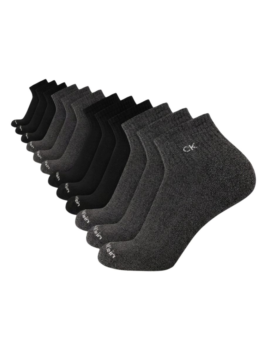 Calvin Klein - Paquete de 6 pares de medias tobilleras
