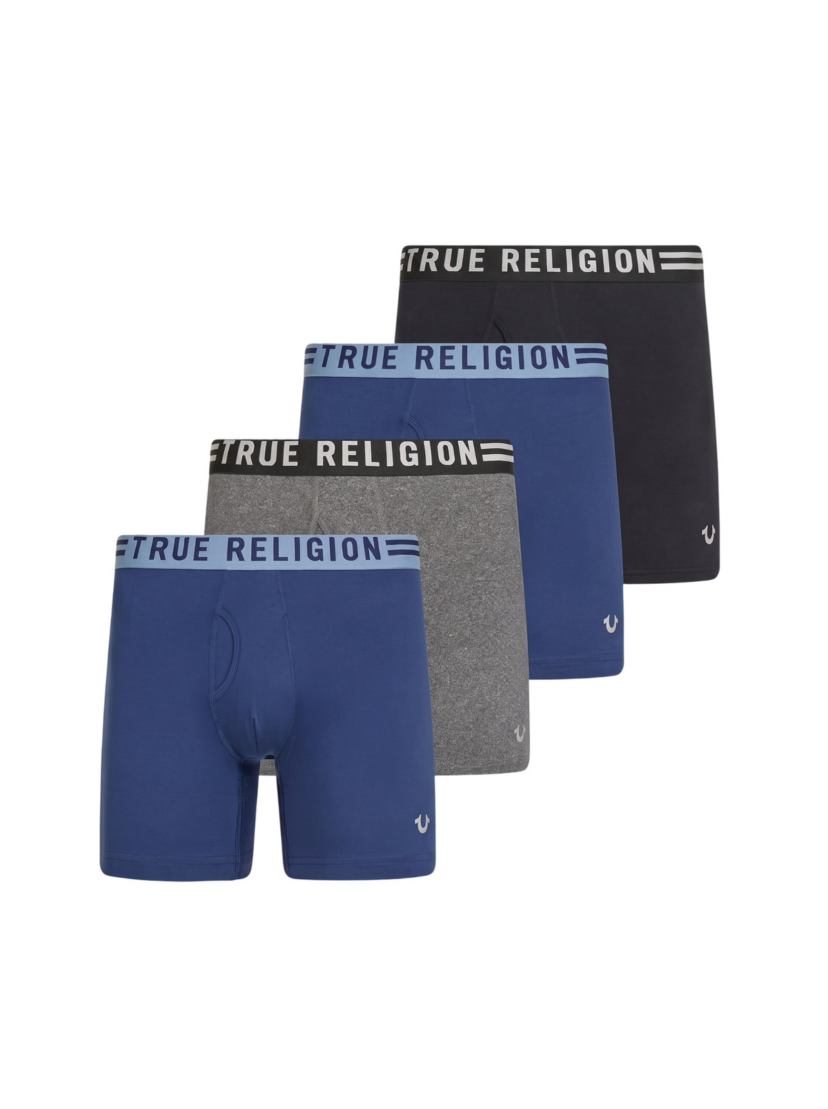 True Religion - Paquete de 4 boxers brief
