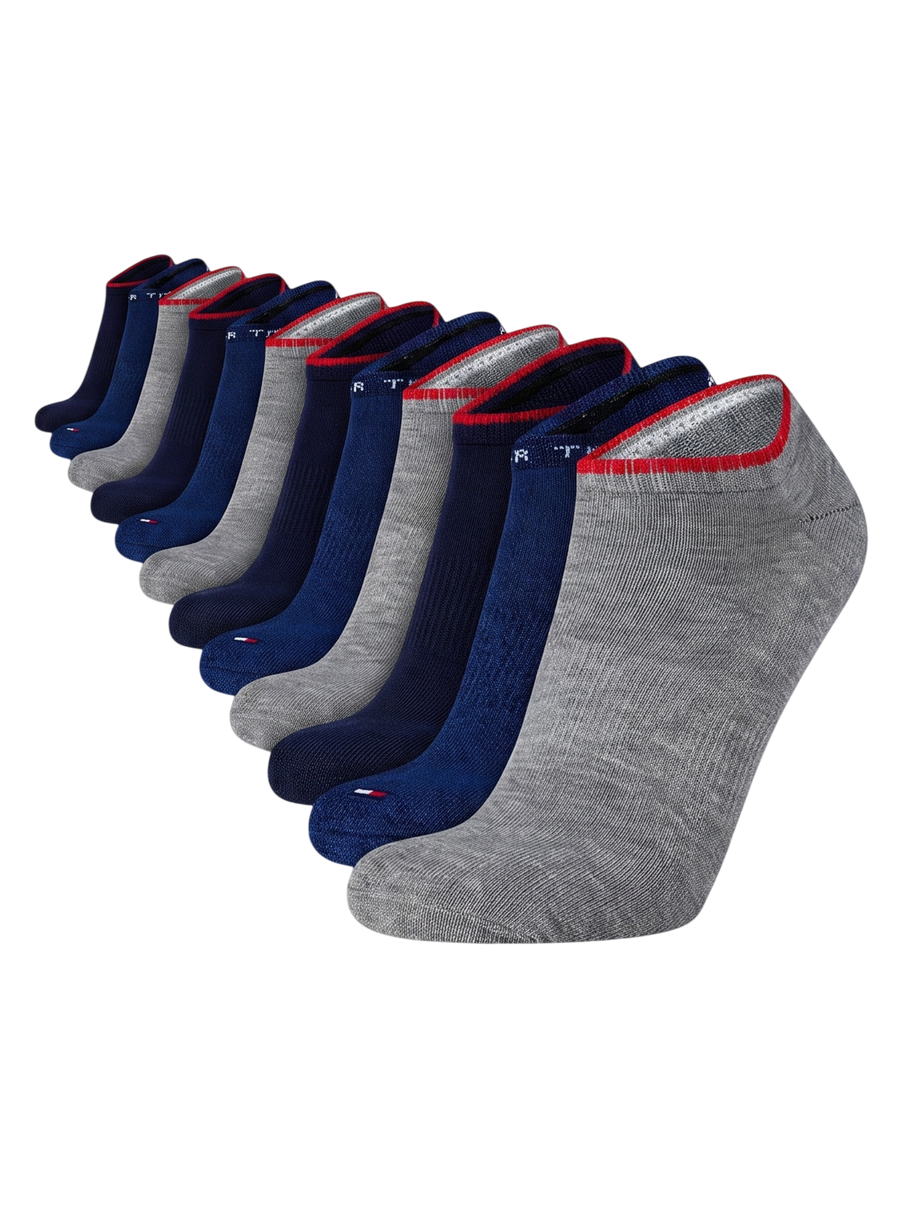 Tommy Hilfiger - Paquete de 6 pares de medias taloneras