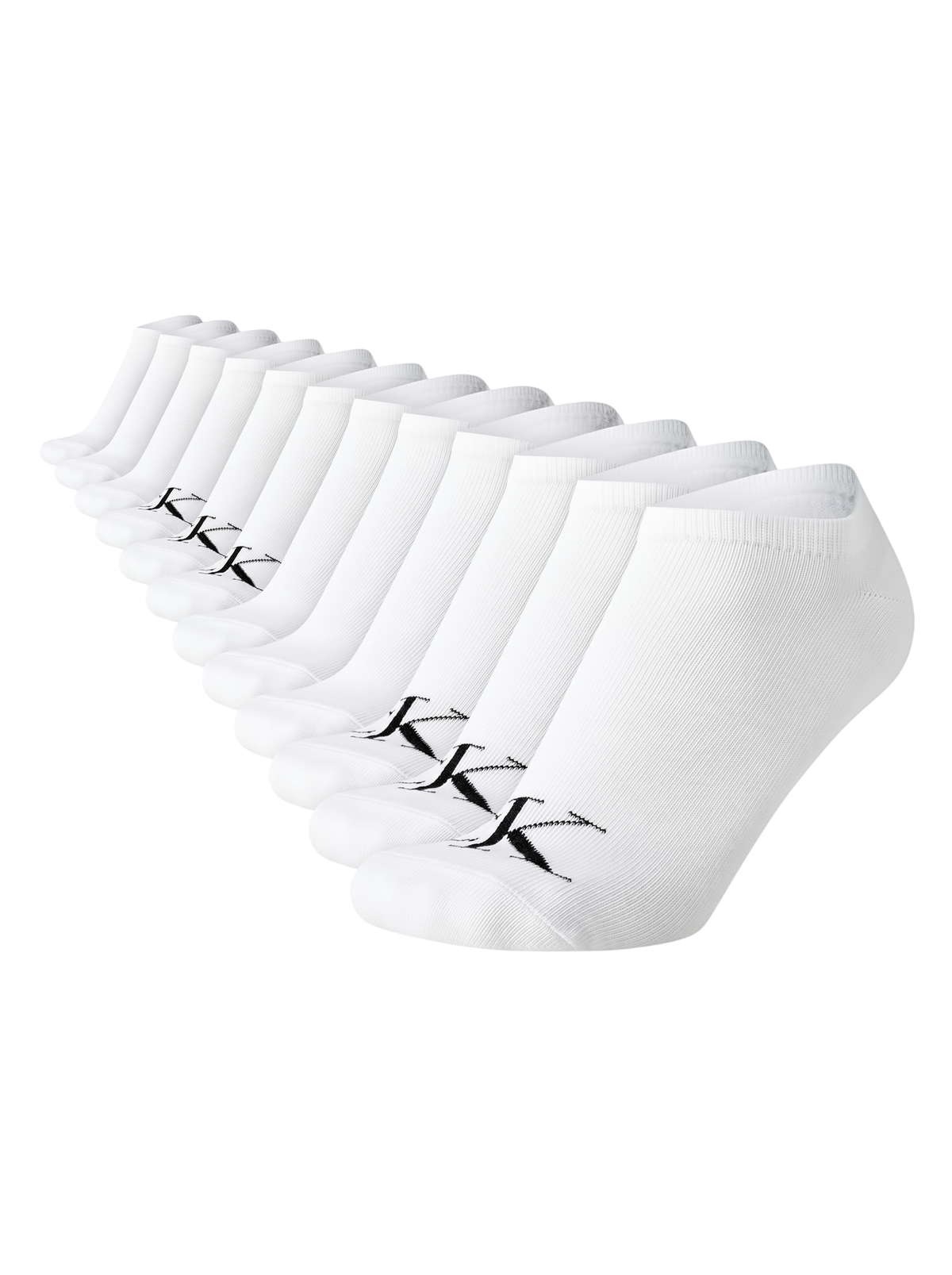 Calvin Klein - Paquete de 6 pares de medias taloneras
