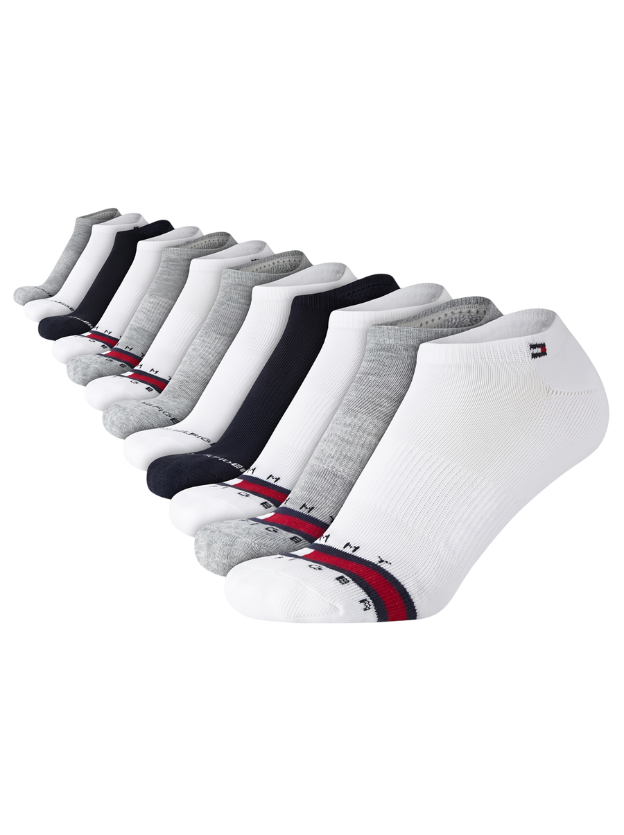 Tommy Hilfiger - Paquete de 6 pares de medias taloneras