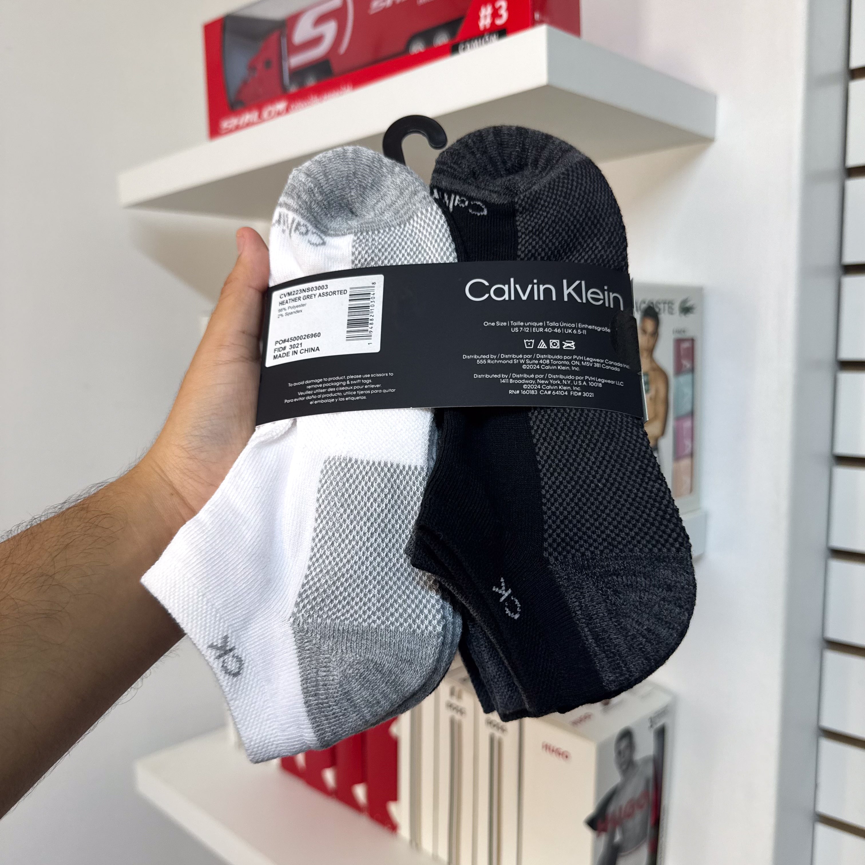 PACK DE 6 PARES DE MEDIAS CALVIN KLEIN TALONERAS