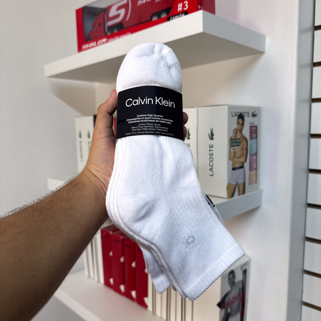 PACK DE 6 PARES DE MEDIAS CALVIN KLEIN TOBILLERAS