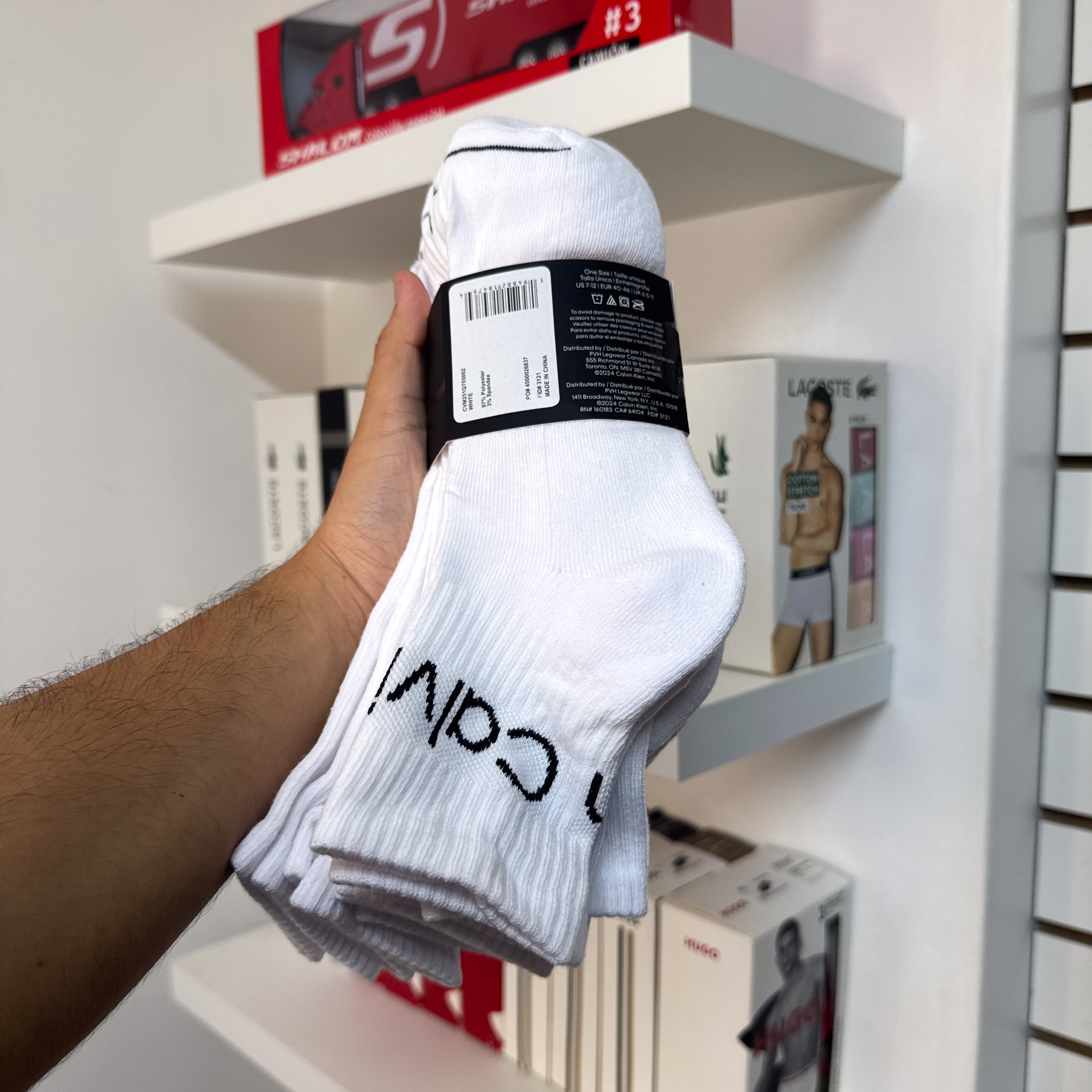 PACK DE 6 PARES DE MEDIAS CALVIN KLEIN TOBILLERAS