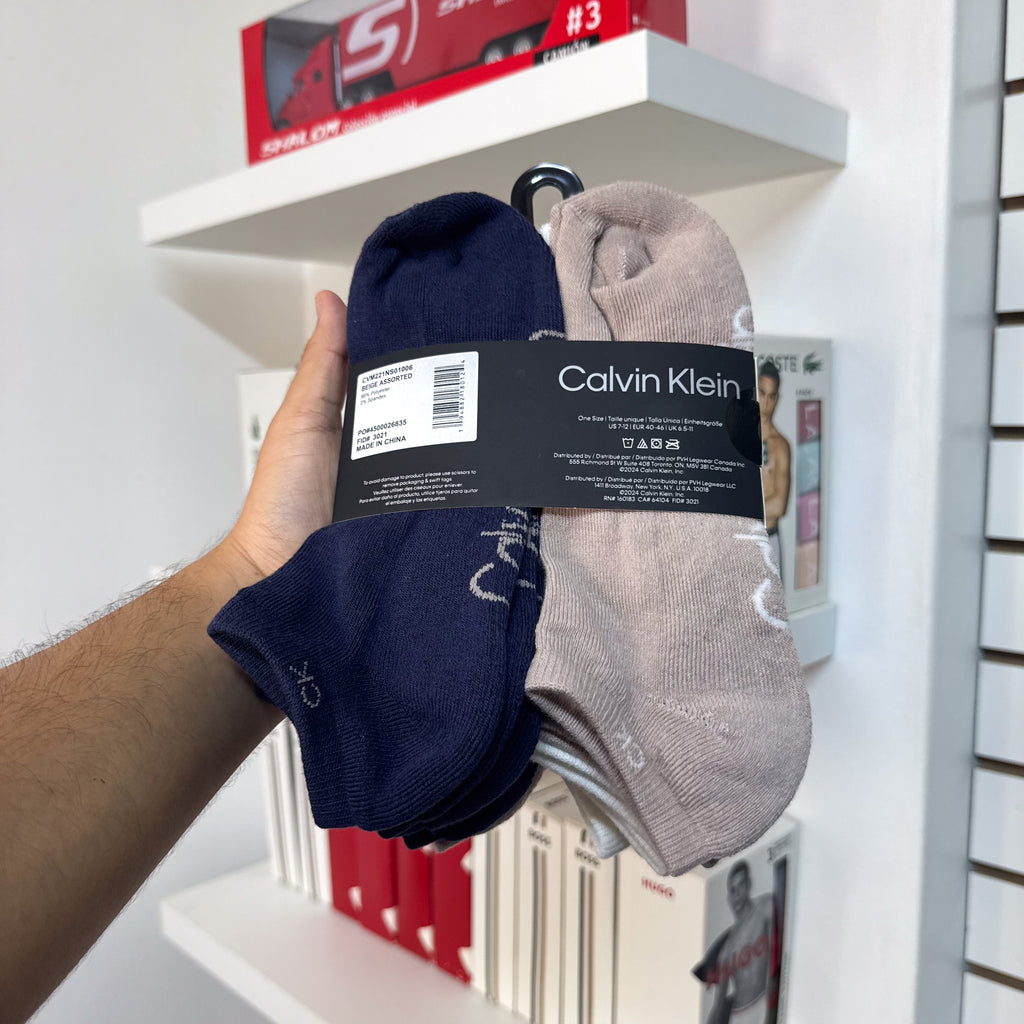 PACK DE 6 PARES DE MEDIAS CALVIN KLEIN TALONERAS