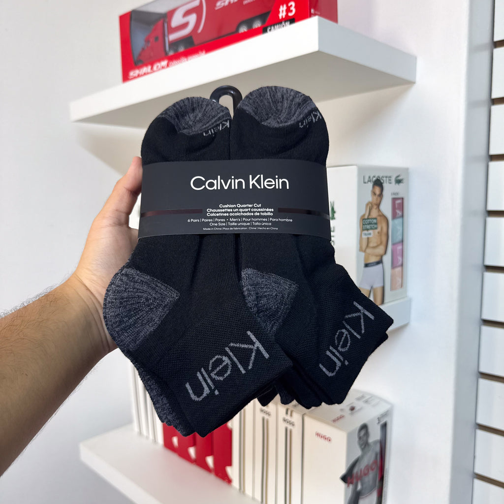 PACK DE 6 PARES DE MEDIAS CALVIN KLEIN TOBILLERAS