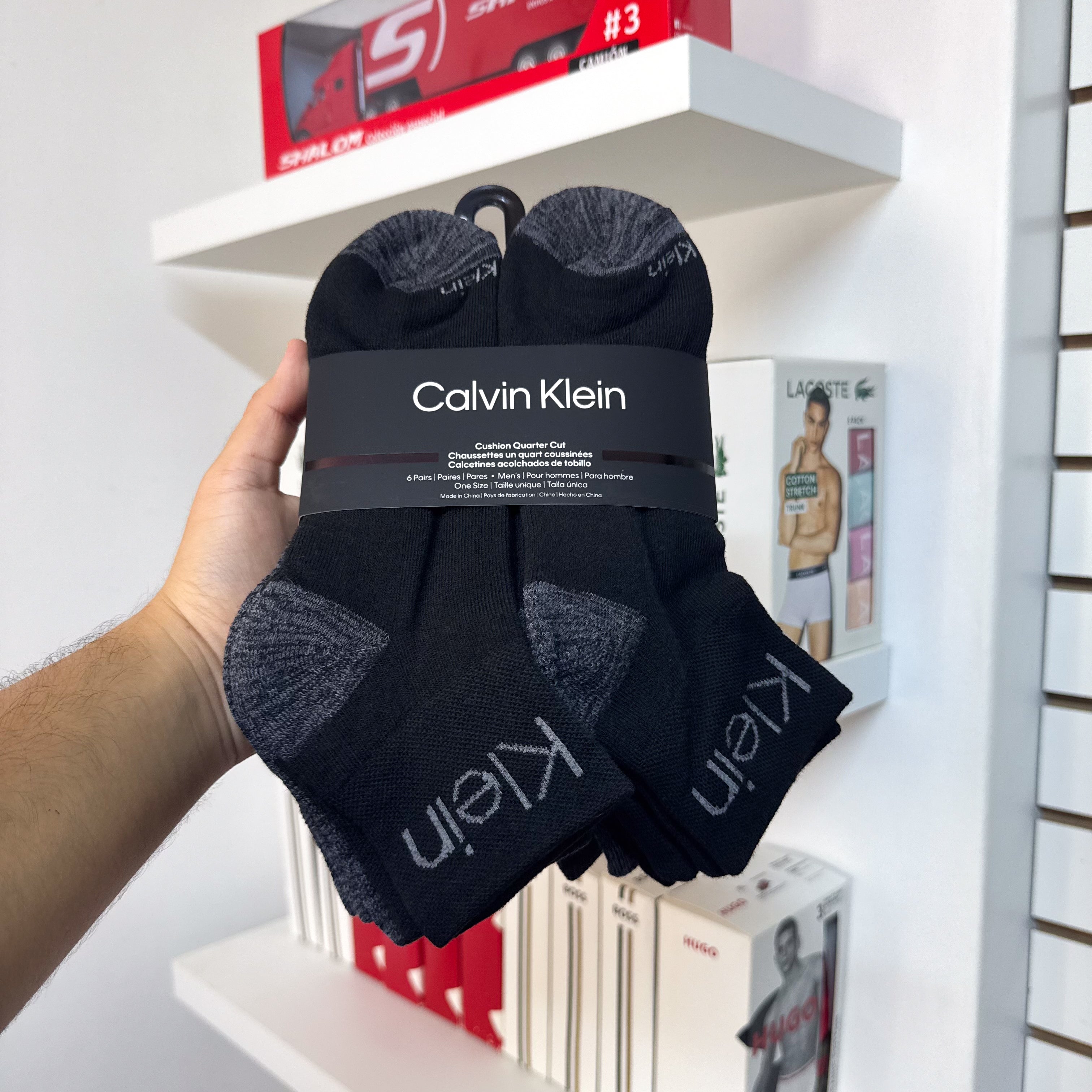 PACK DE 6 PARES DE MEDIAS CALVIN KLEIN TOBILLERAS