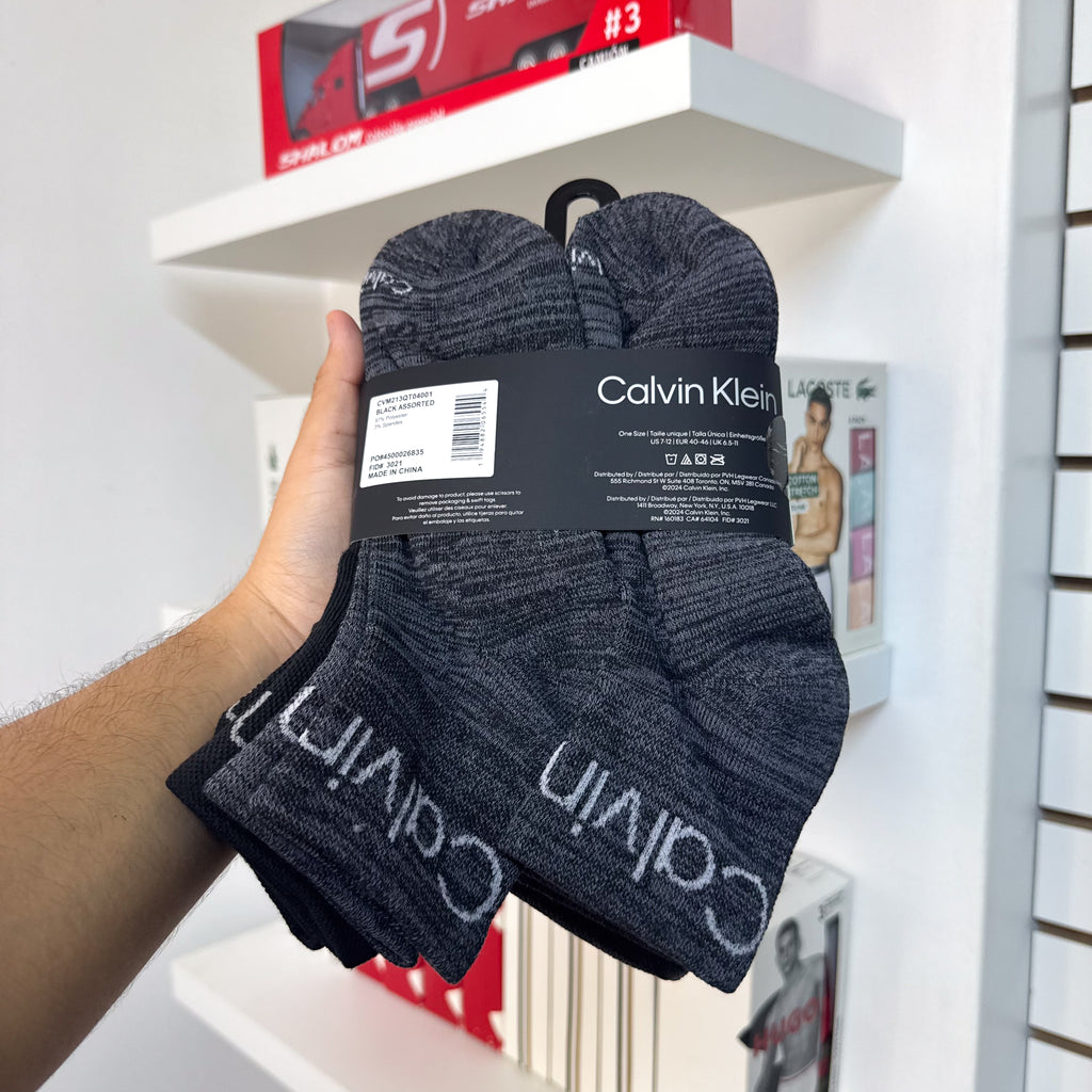 PACK DE 6 PARES DE MEDIAS CALVIN KLEIN TOBILLERAS