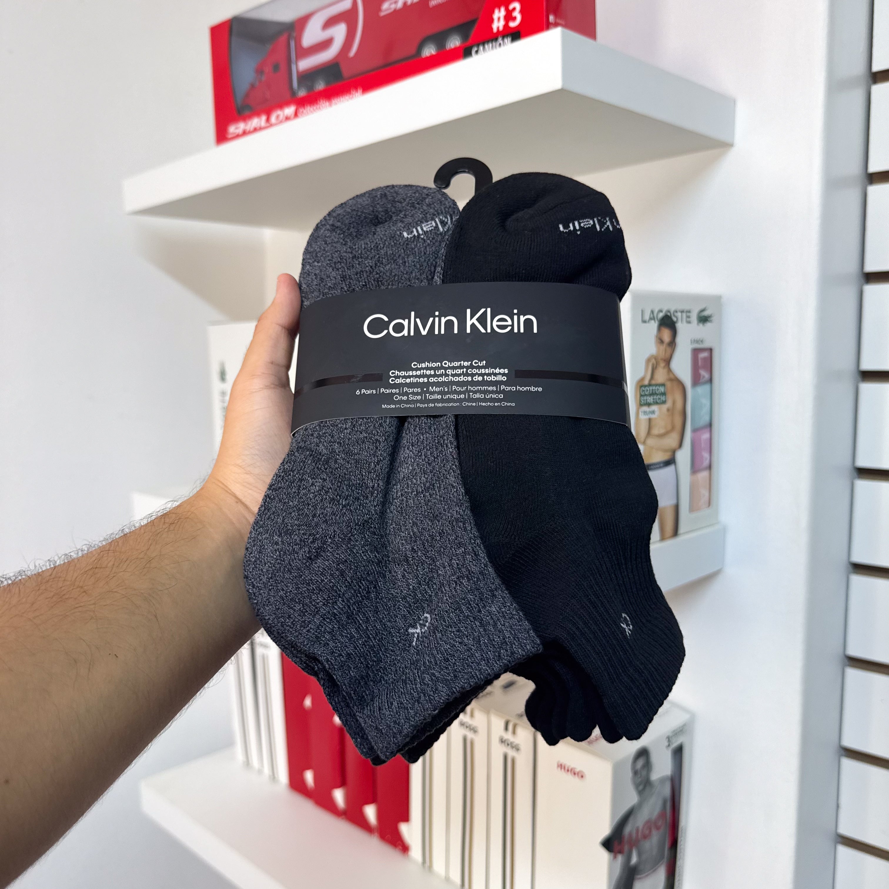 PACK DE 6 PARES DE MEDIAS CALVIN KLEIN TOBILLERAS