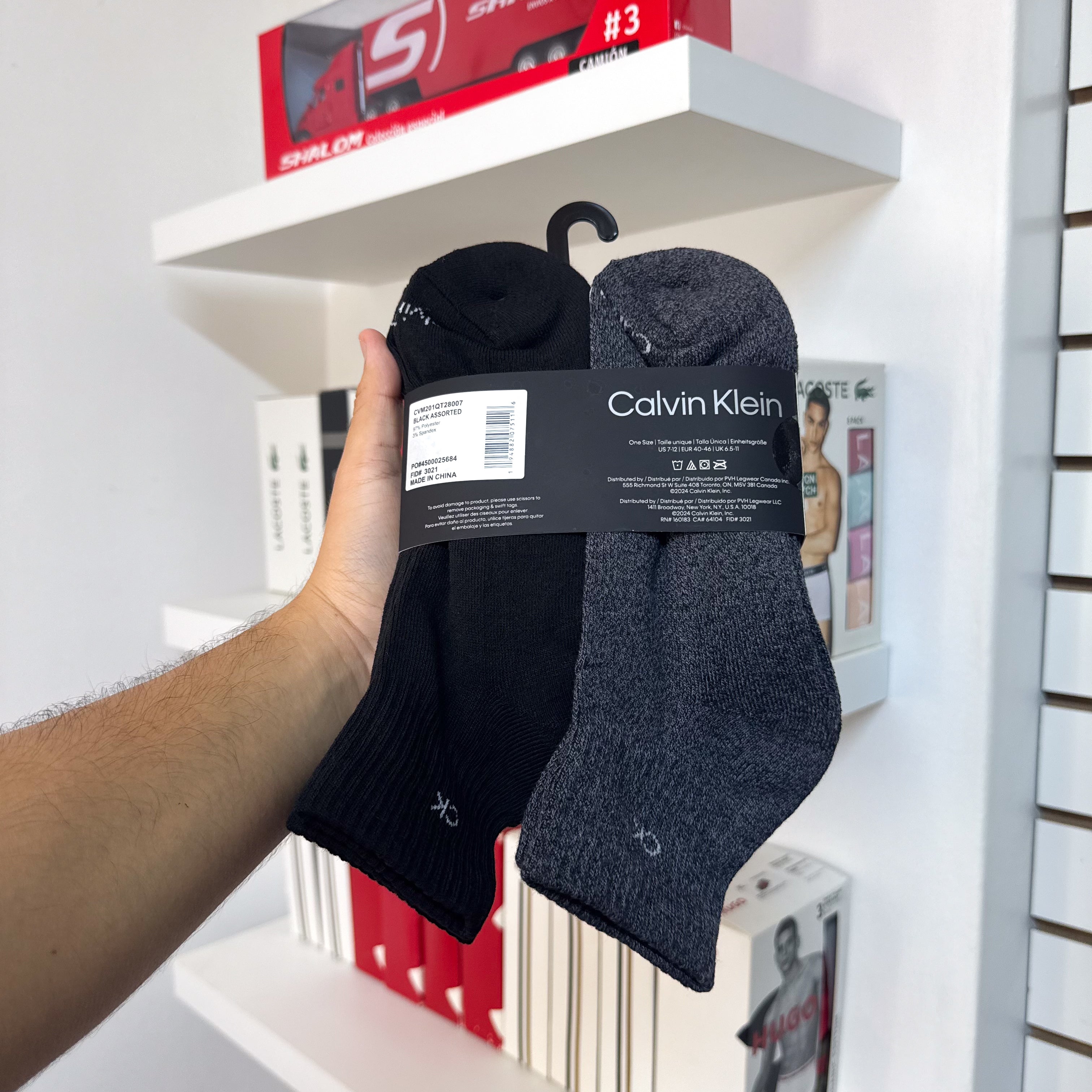 PACK DE 6 PARES DE MEDIAS CALVIN KLEIN TOBILLERAS