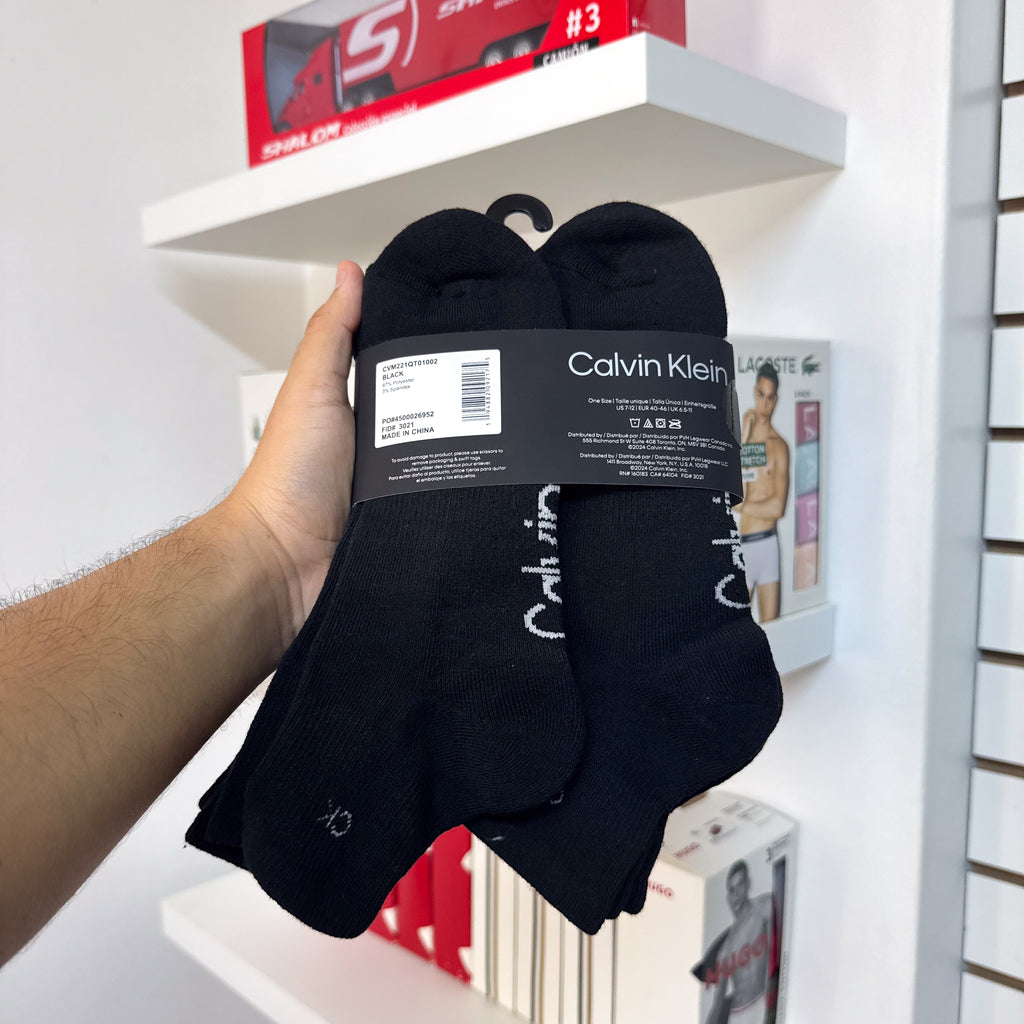 PACK DE 6 PARES DE MEDIAS CALVIN KLEIN TOBILLERAS