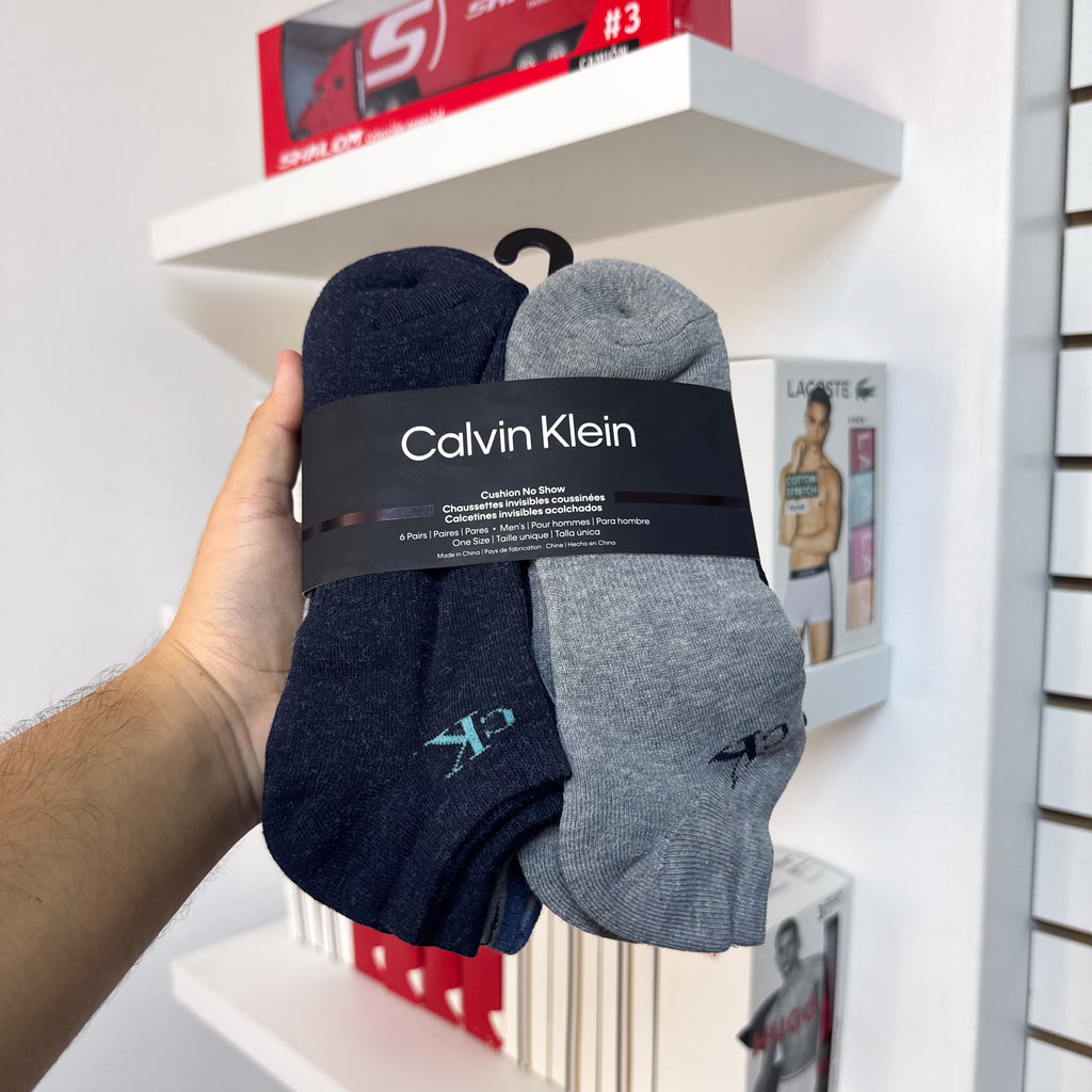 PACK DE 6 PARES DE MEDIAS CALVIN KLEIN TALONERAS