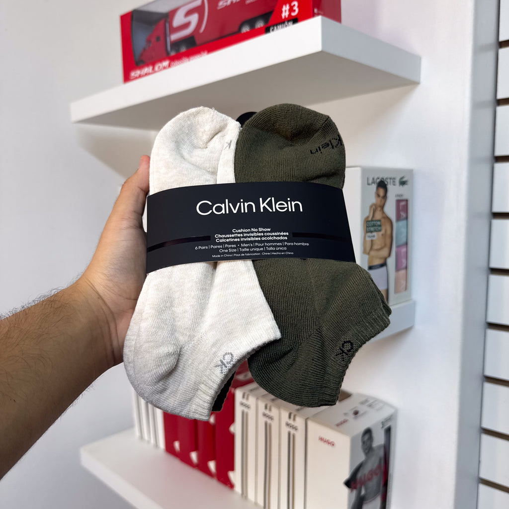 PACK DE 6 PARES DE MEDIAS CALVIN KLEIN TALONERAS
