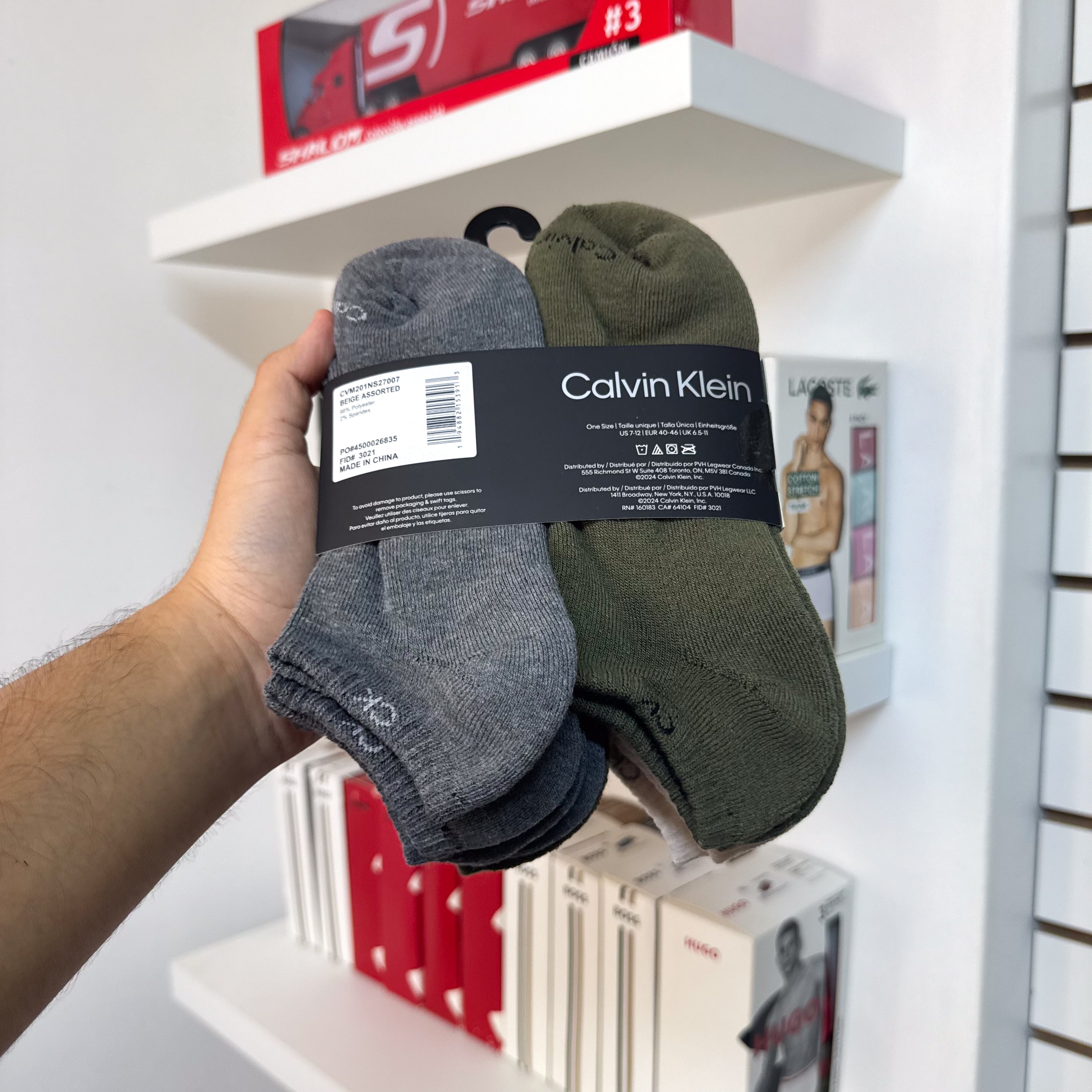 PACK DE 6 PARES DE MEDIAS CALVIN KLEIN TALONERAS