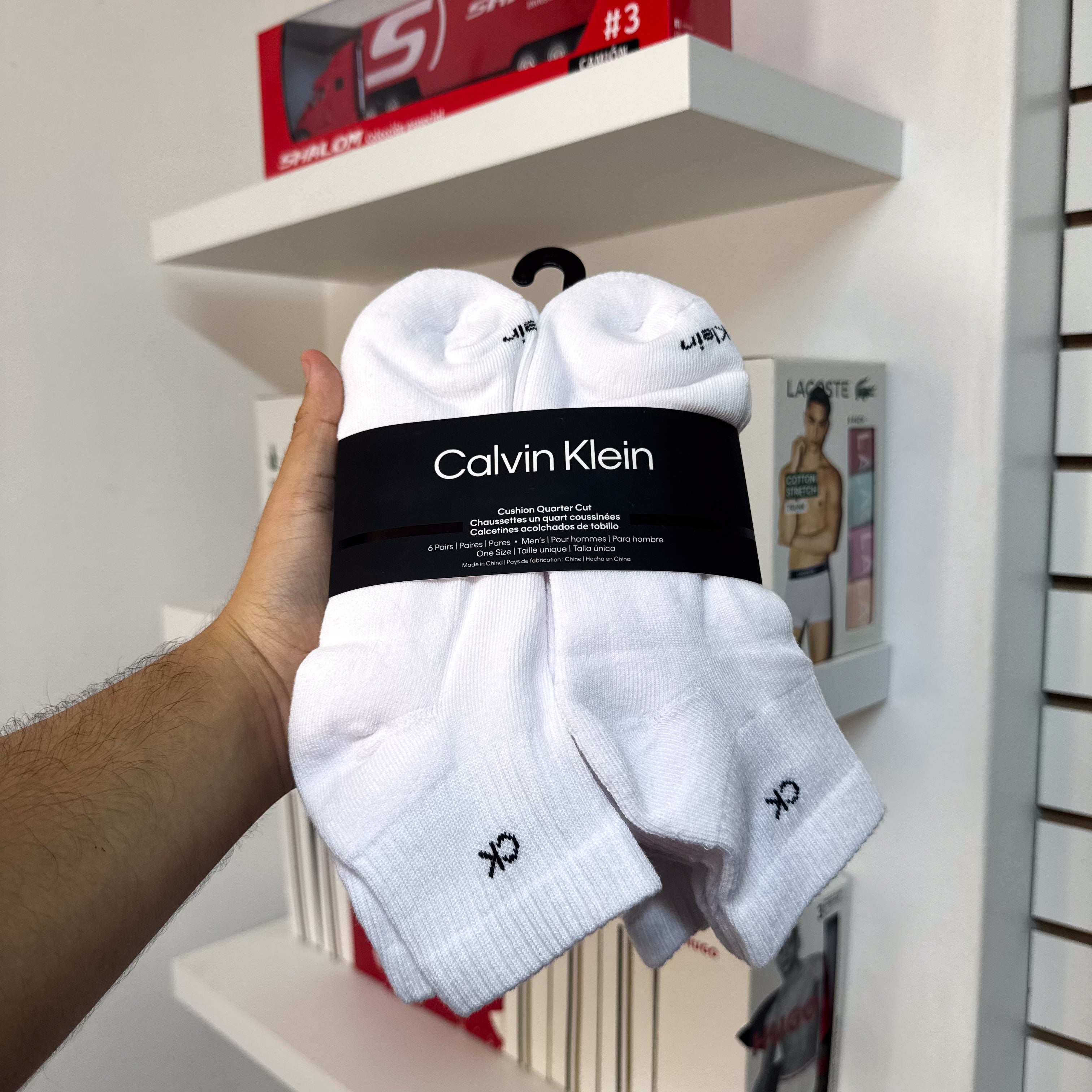 PACK DE 6 PARES DE MEDIAS CALVIN KLEIN TOBILLERAS