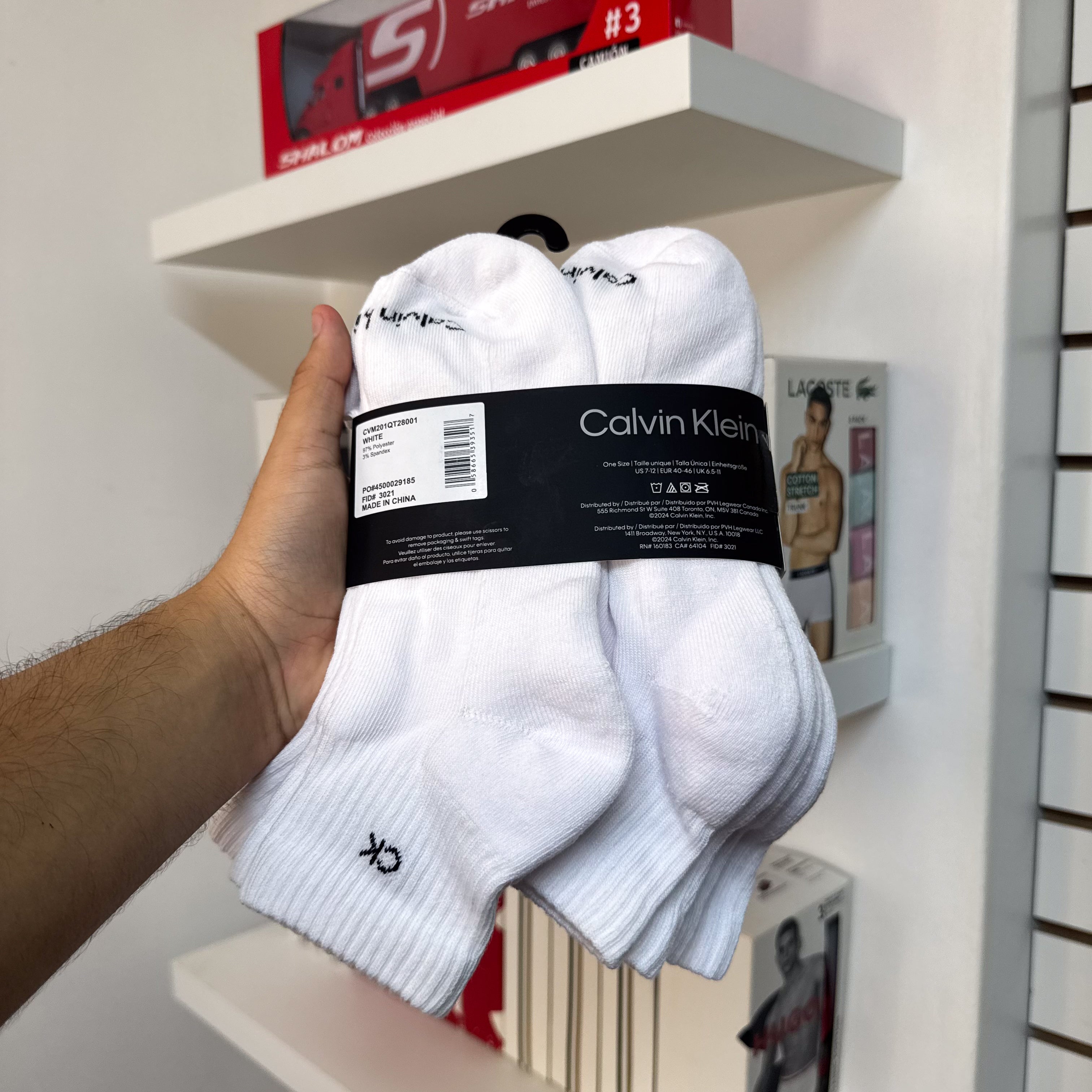 PACK DE 6 PARES DE MEDIAS CALVIN KLEIN TOBILLERAS