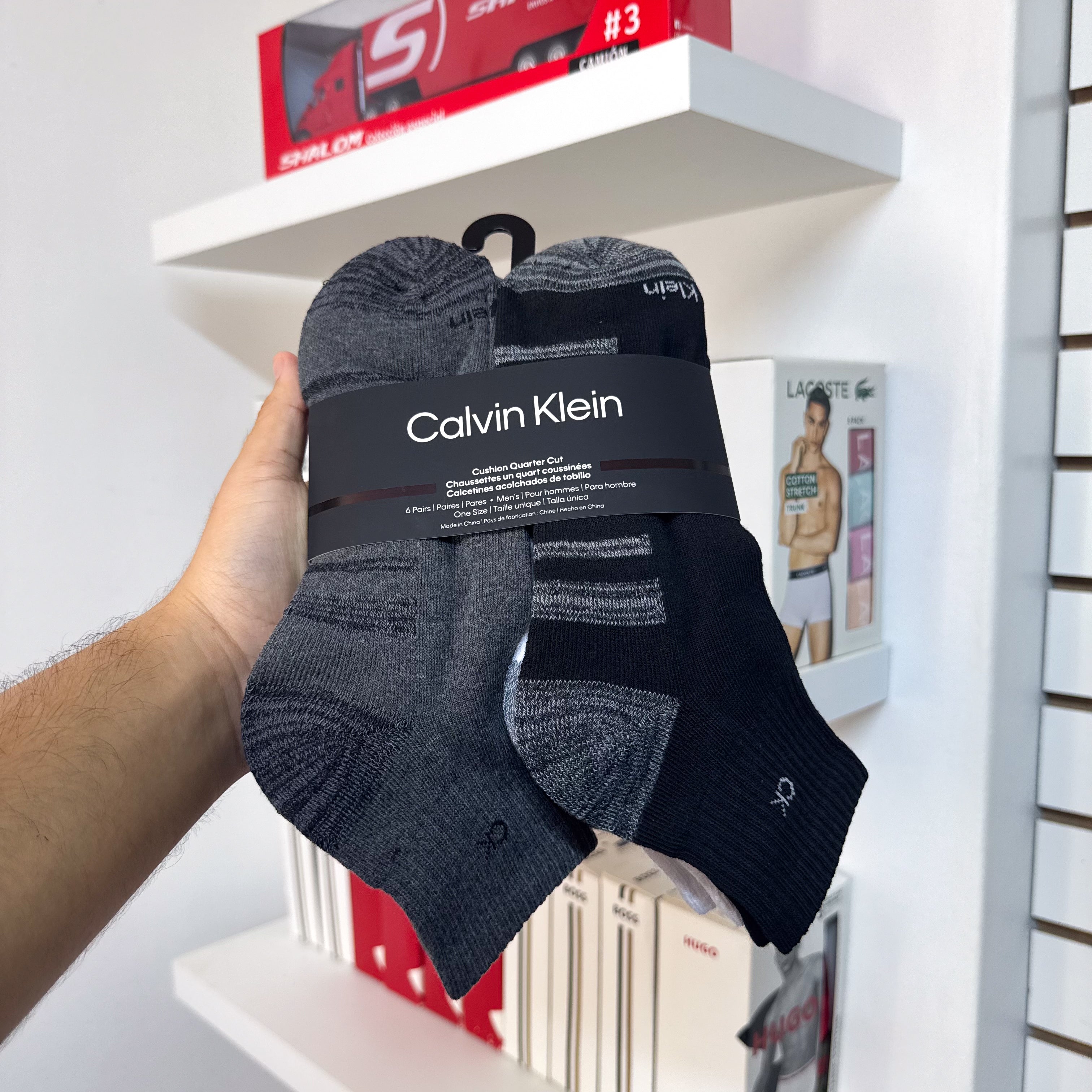 PACK DE 6 PARES DE MEDIAS CALVIN KLEIN TOBILLERAS