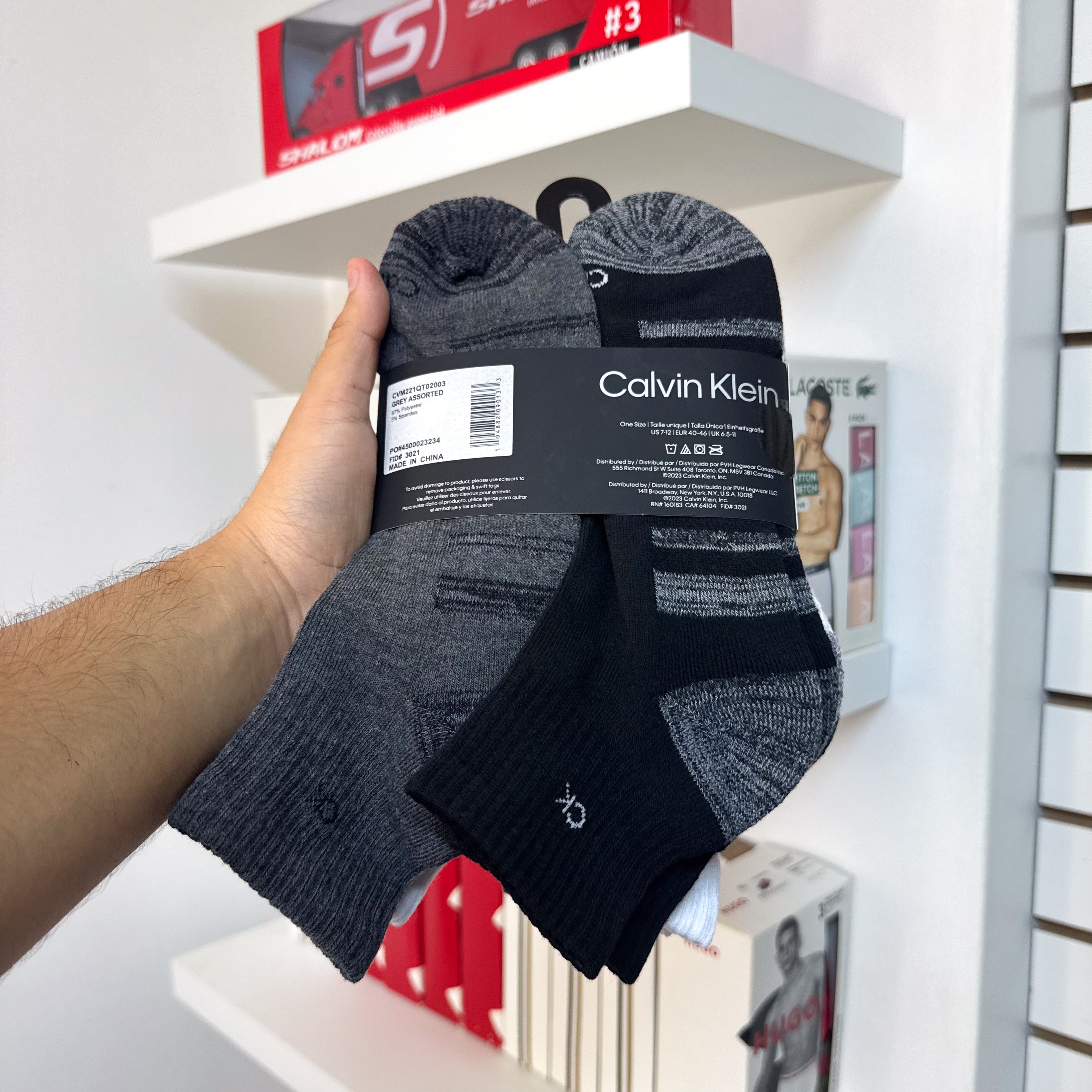 PACK DE 6 PARES DE MEDIAS CALVIN KLEIN TOBILLERAS